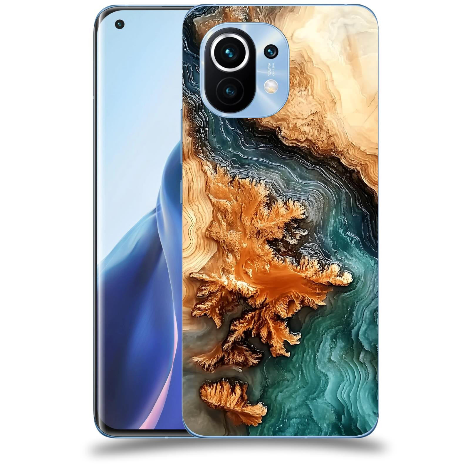 ACOVER Kryt na mobil Xiaomi Mi 11 - Minerální tok
