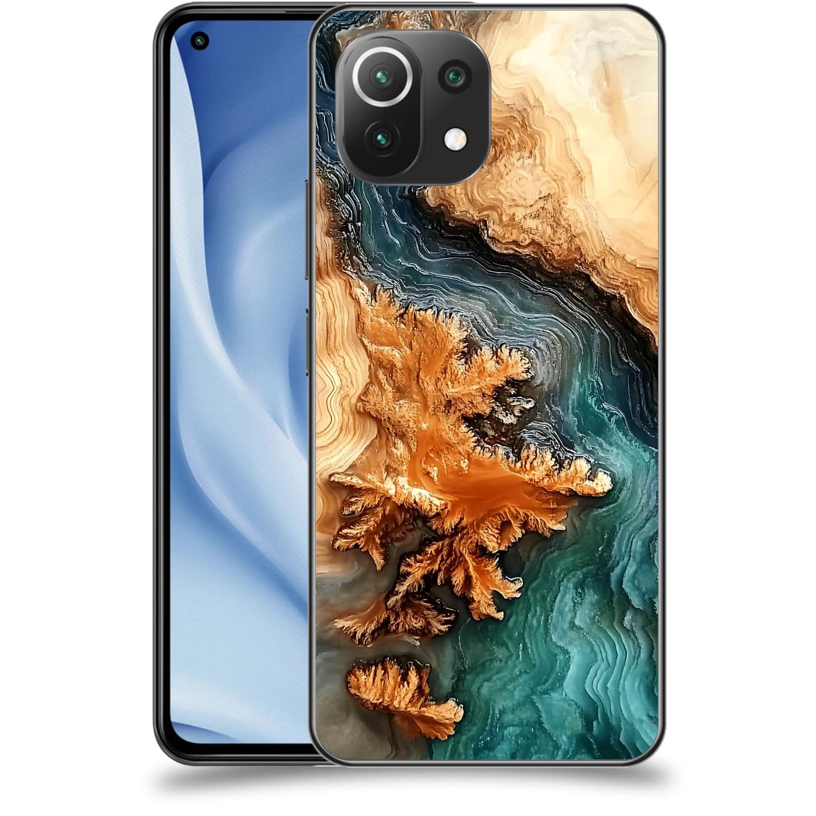 ACOVER Kryt na mobil Xiaomi Mi 11 Lite - Minerální tok