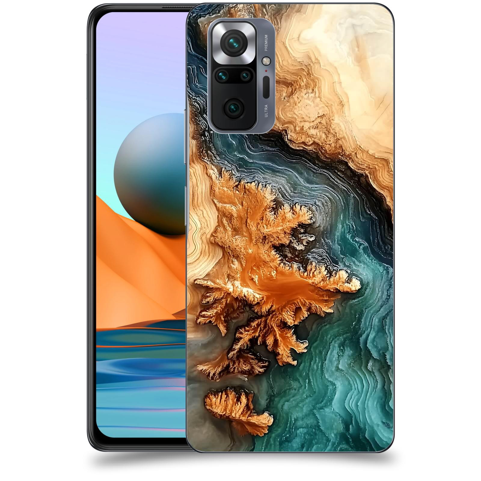 ACOVER Kryt na mobil Xiaomi Redmi Note 10 Pro - Minerální tok