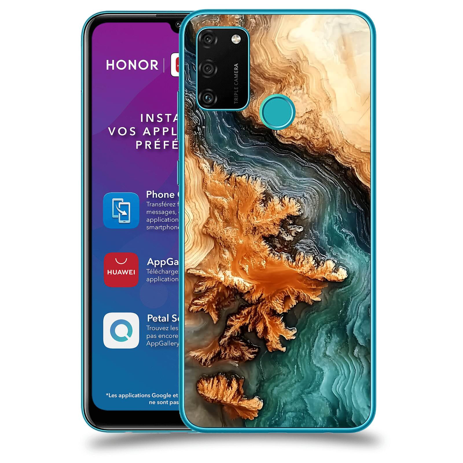 ACOVER Kryt na mobil Honor 9A - Minerální tok