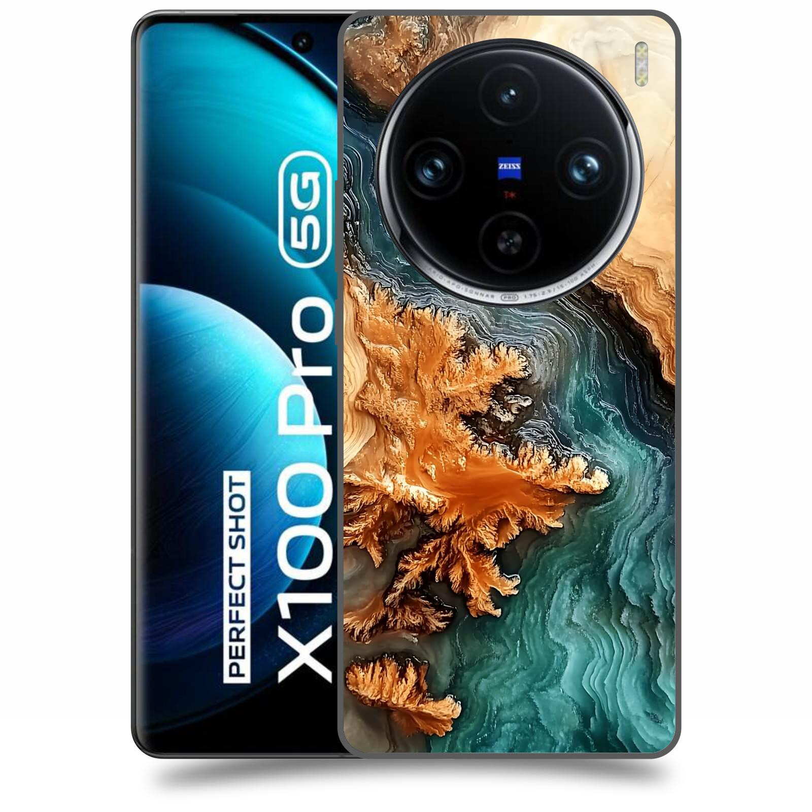 ACOVER Kryt na mobil Vivo X100 Pro 5G - Minerální tok