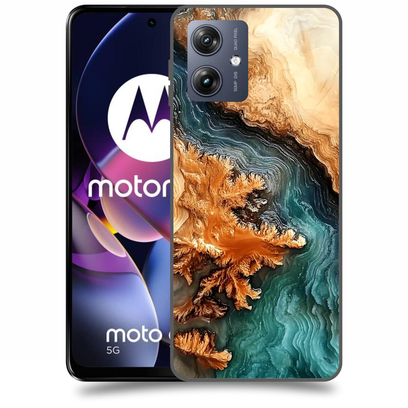 ACOVER Kryt na mobil Motorola Moto G54 5G - Minerální tok