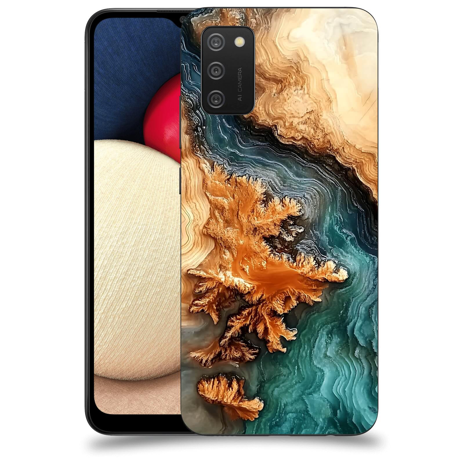 ACOVER Kryt na mobil Samsung Galaxy A02s A025G - Minerální tok