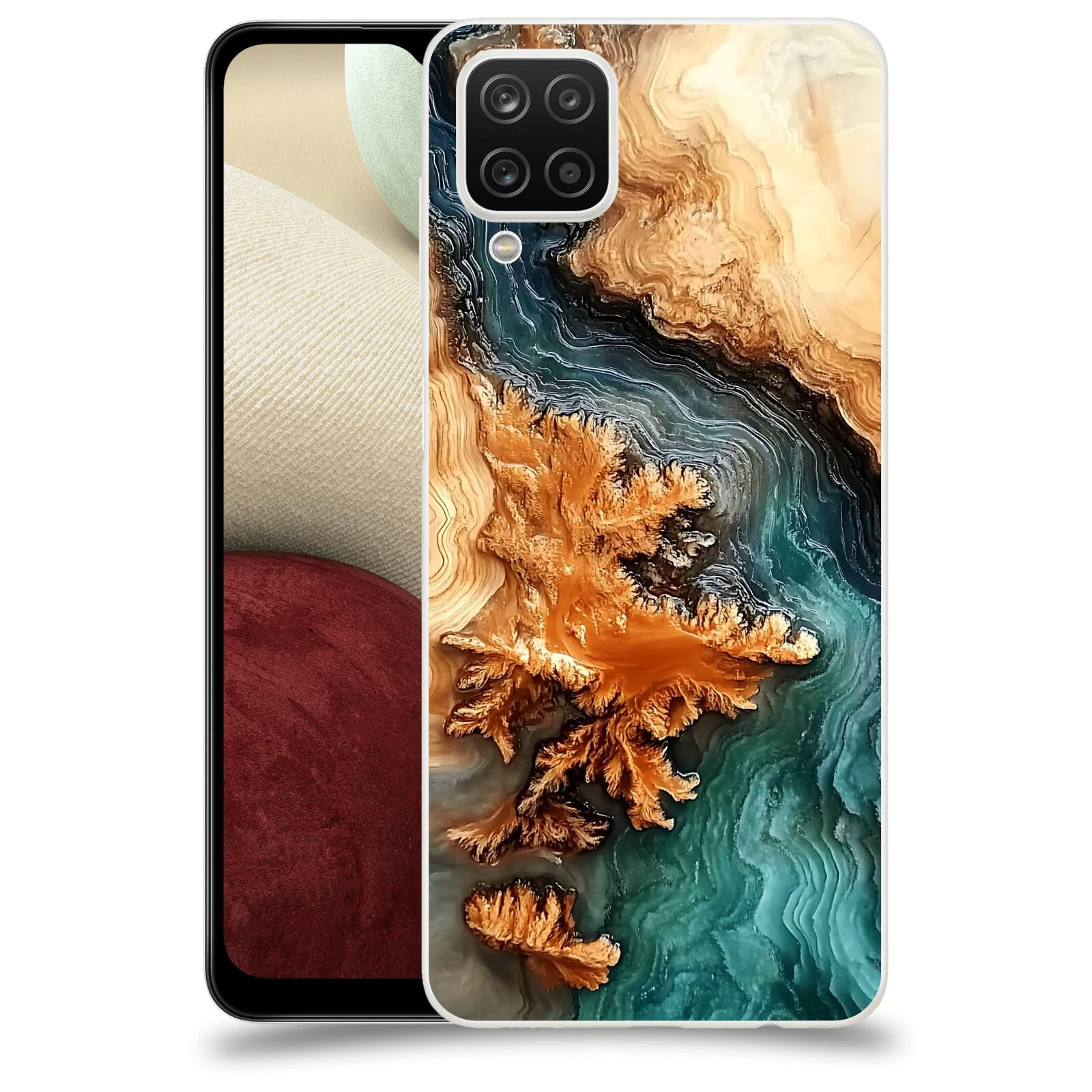 ACOVER Kryt na mobil Samsung Galaxy A12 A125F - Minerální tok