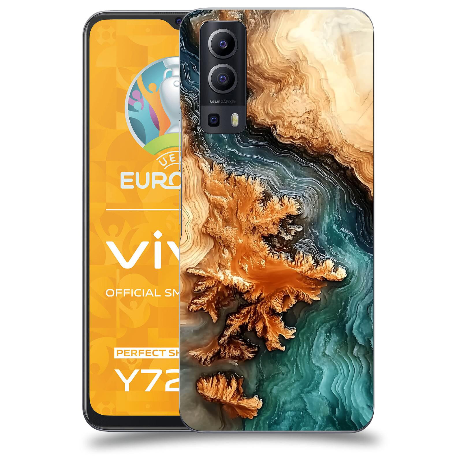 ACOVER Kryt na mobil Vivo Y72 5G - Minerální tok