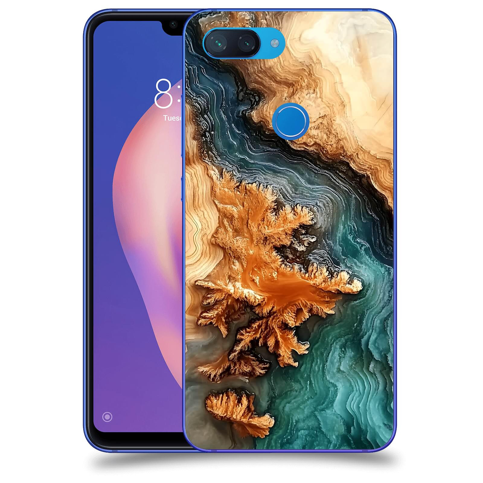 ACOVER Kryt na mobil Xiaomi Mi 8 Lite - Minerální tok