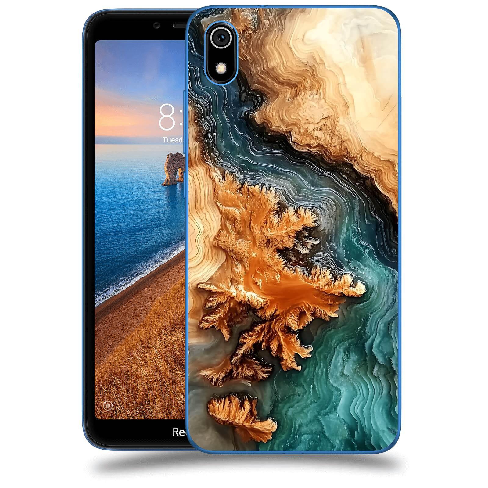 ACOVER Kryt na mobil Xiaomi Redmi 7A - Minerální tok