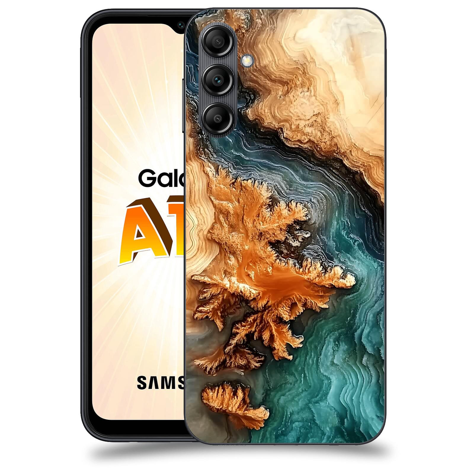 ACOVER Kryt na mobil Samsung Galaxy A14 LTE - Minerální tok