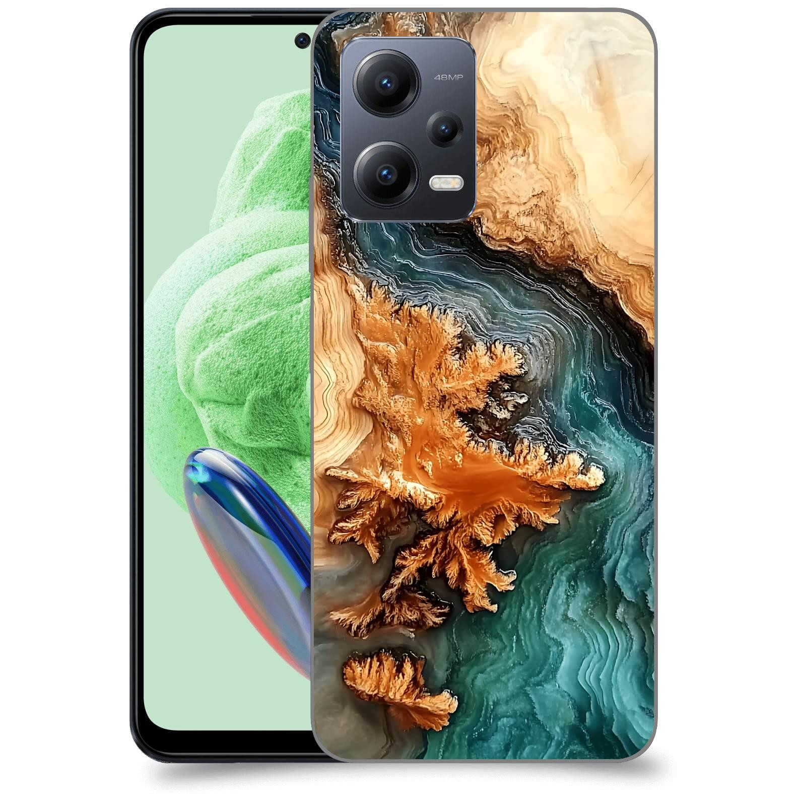 ACOVER Kryt na mobil Xiaomi Redmi Note 12 5G - Minerální tok