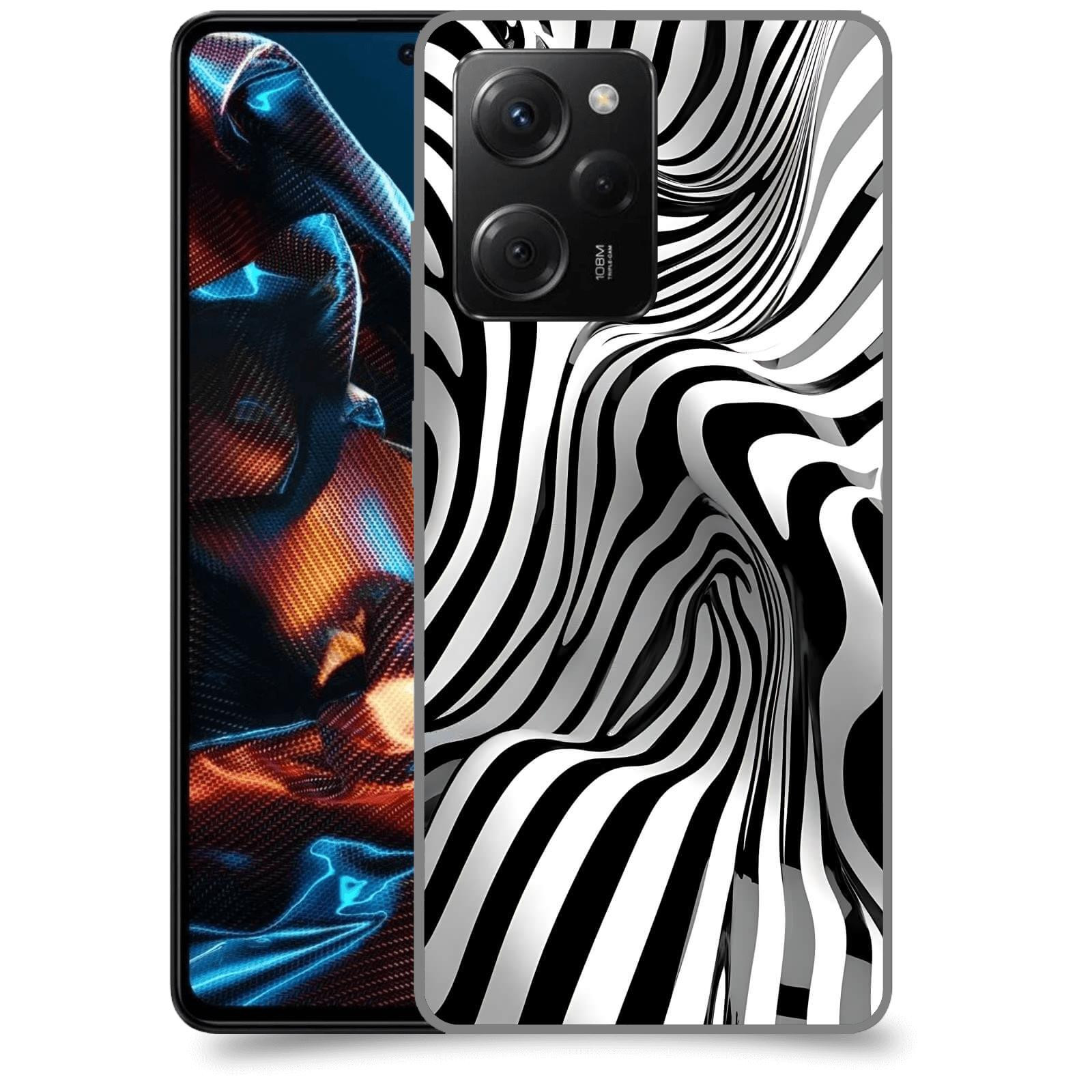 ACOVER Kryt na mobil Xiaomi Poco X5 Pro - Deformace a Iluze