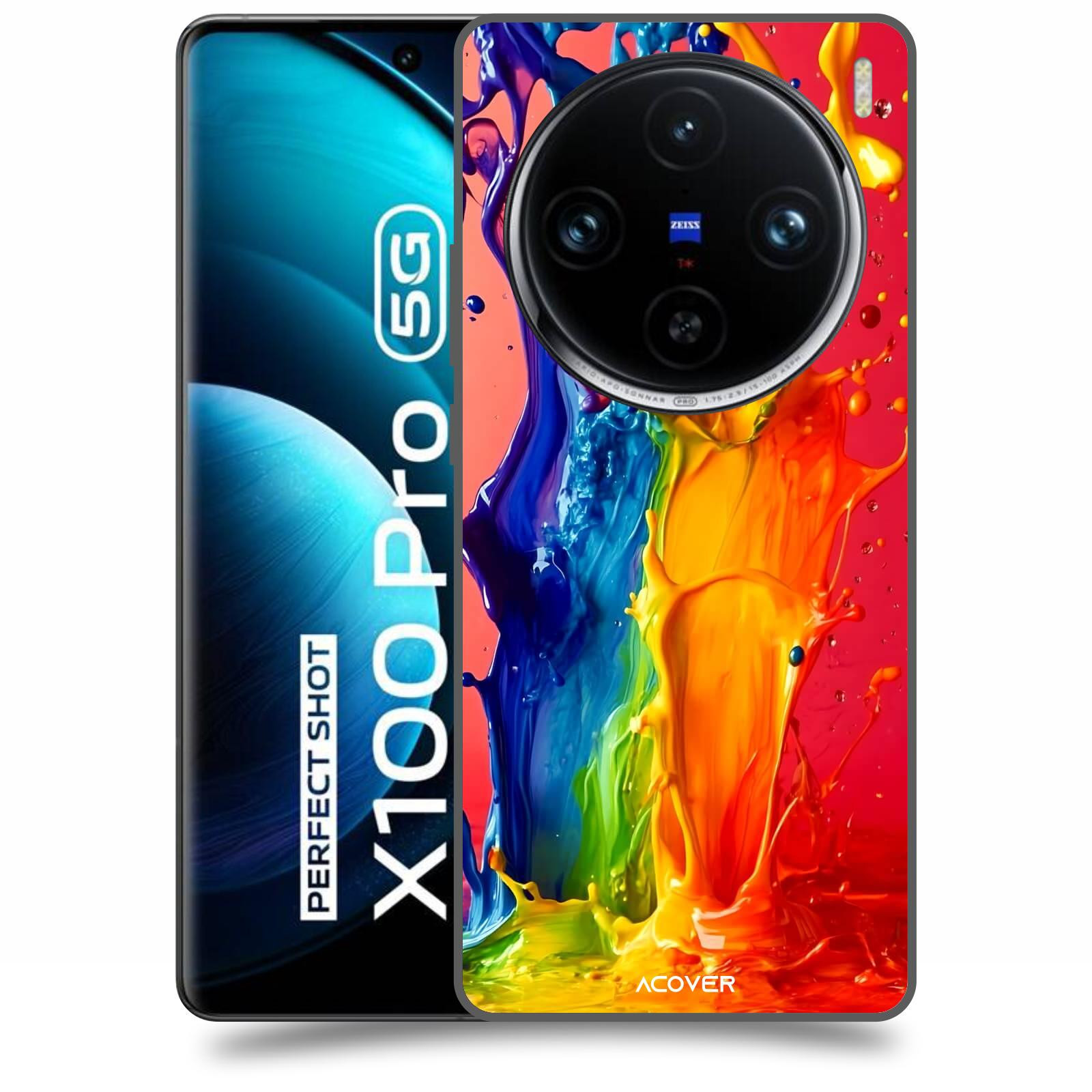 ACOVER Kryt na mobil Vivo X100 Pro - Energie a Srážka