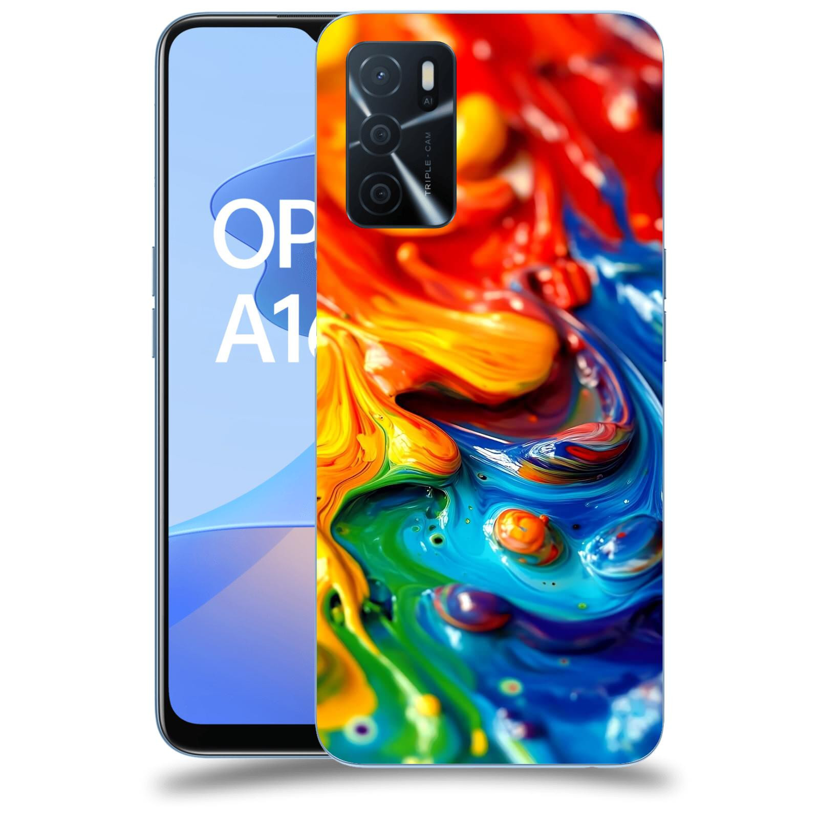 ACOVER Kryt na mobil OPPO A16s - Exploze a Energie