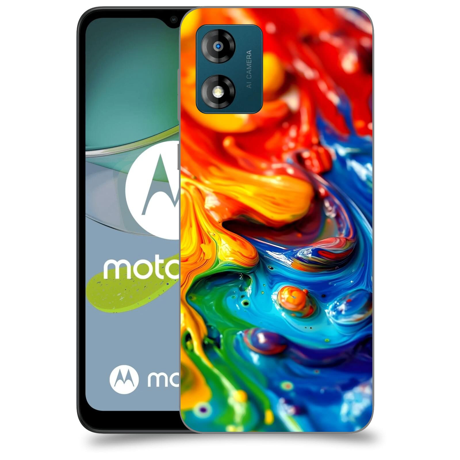 ACOVER Kryt na mobil Motorola Moto E13 - Exploze a Energie