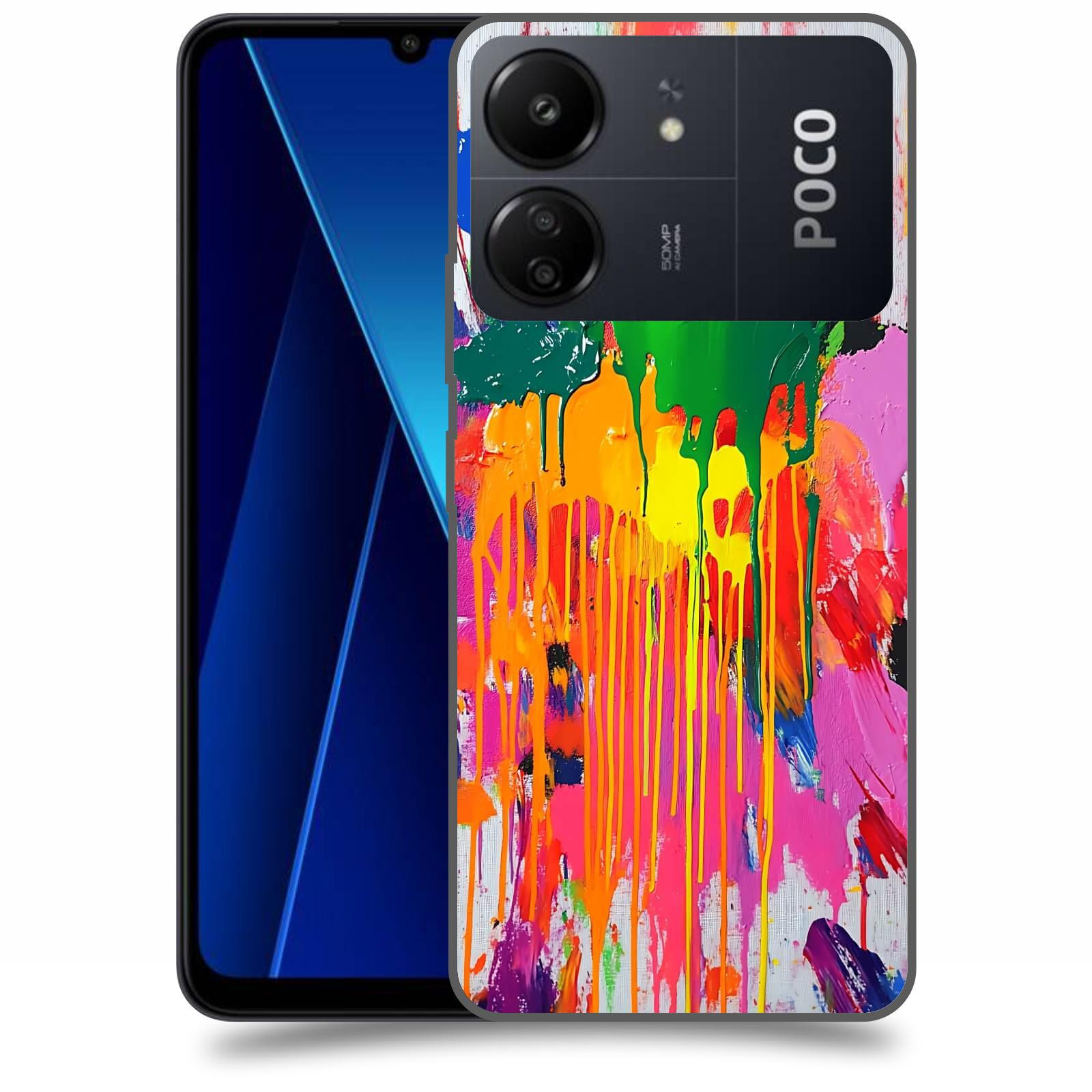 ACOVER Kryt na mobil Poco C65 - Chaos a Expresivita