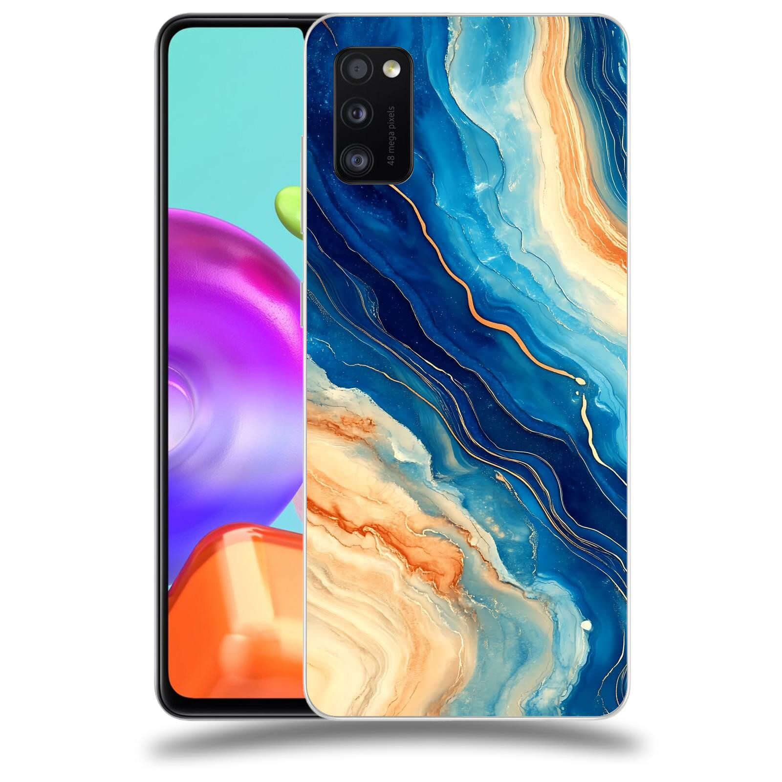 ACOVER Kryt na mobil Samsung Galaxy A41 A415F - Kosmos a Proudění