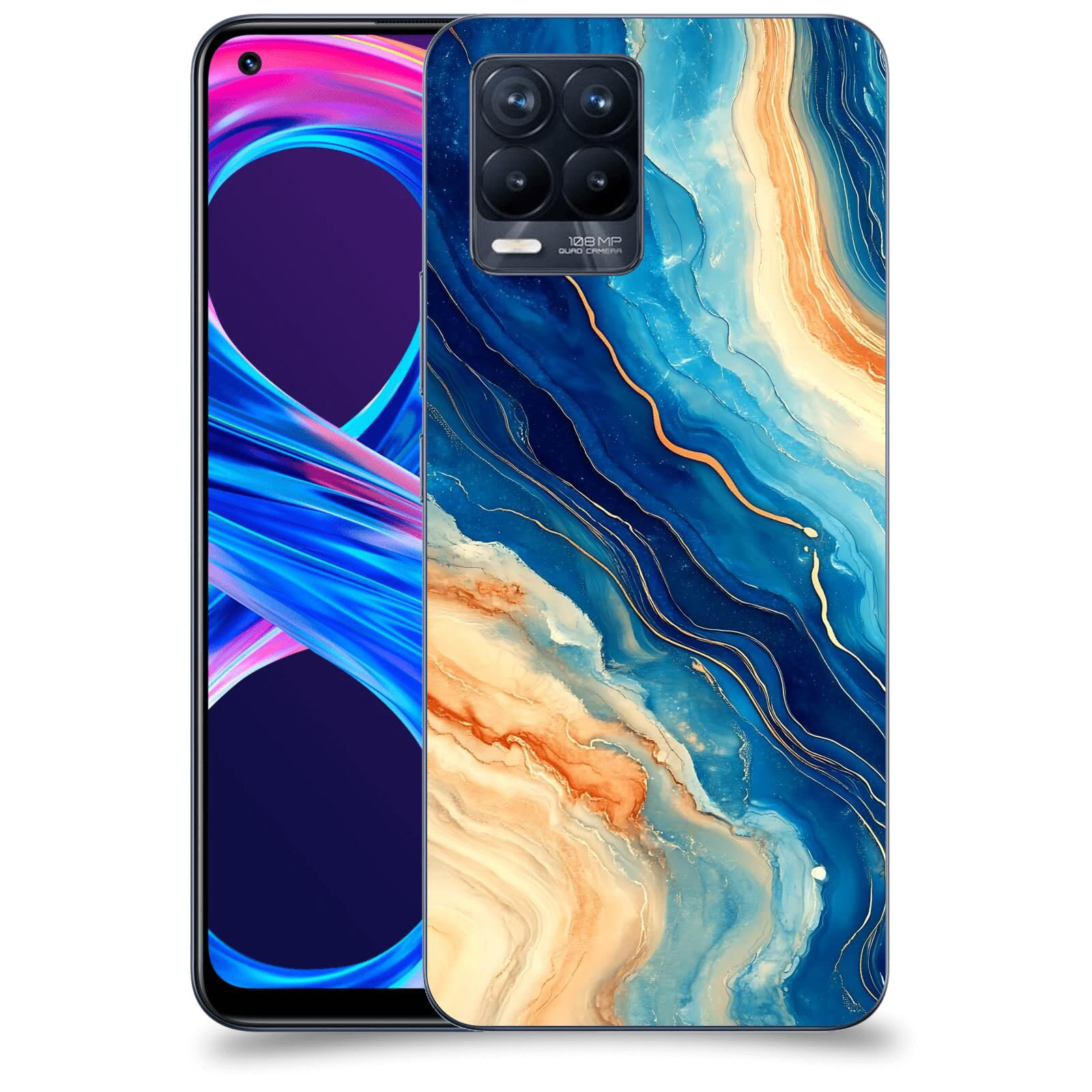 ACOVER Kryt na mobil Realme 8 Pro - Kosmos a Proudění