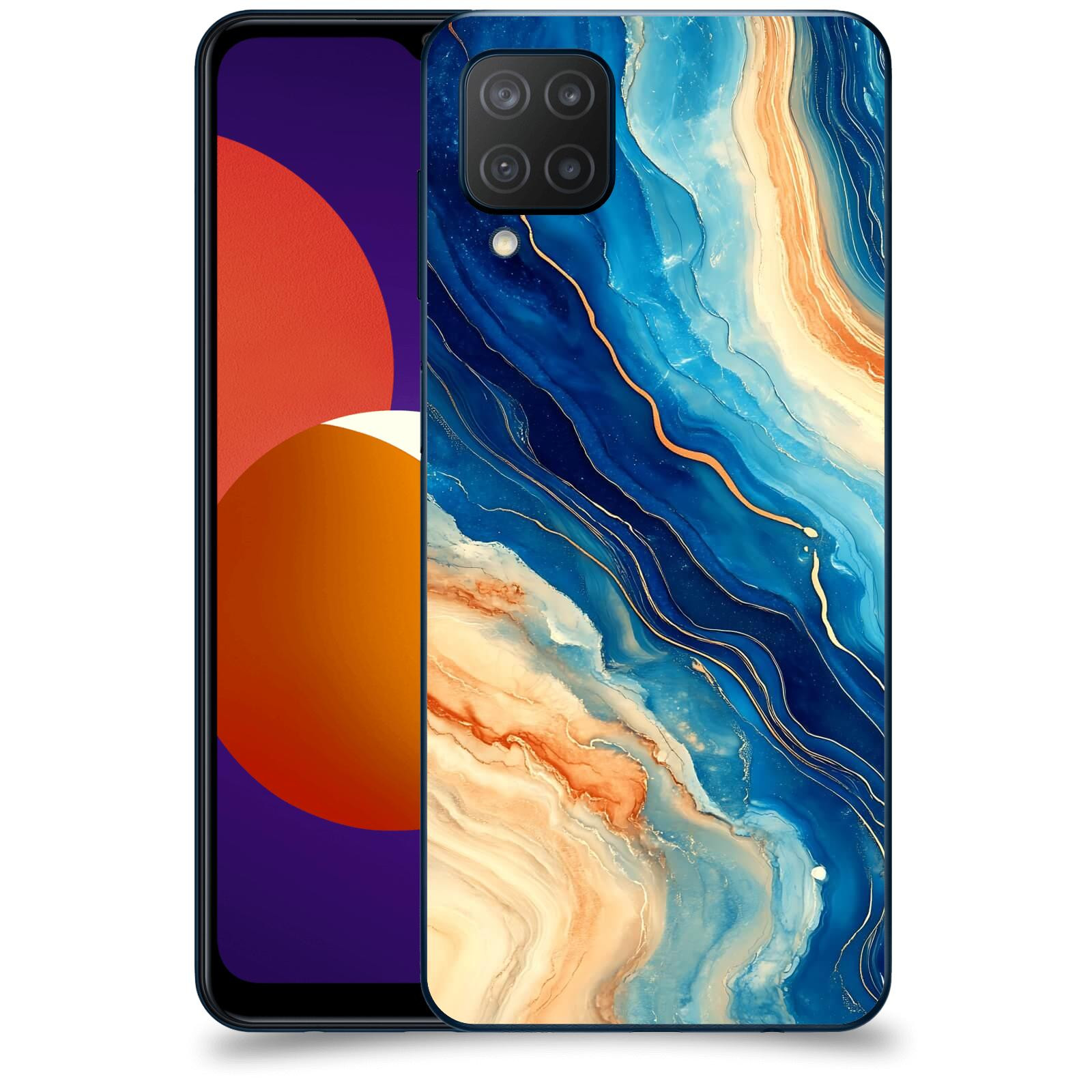 ACOVER Kryt na mobil Samsung Galaxy M12 M127F - Kosmos a Proudění