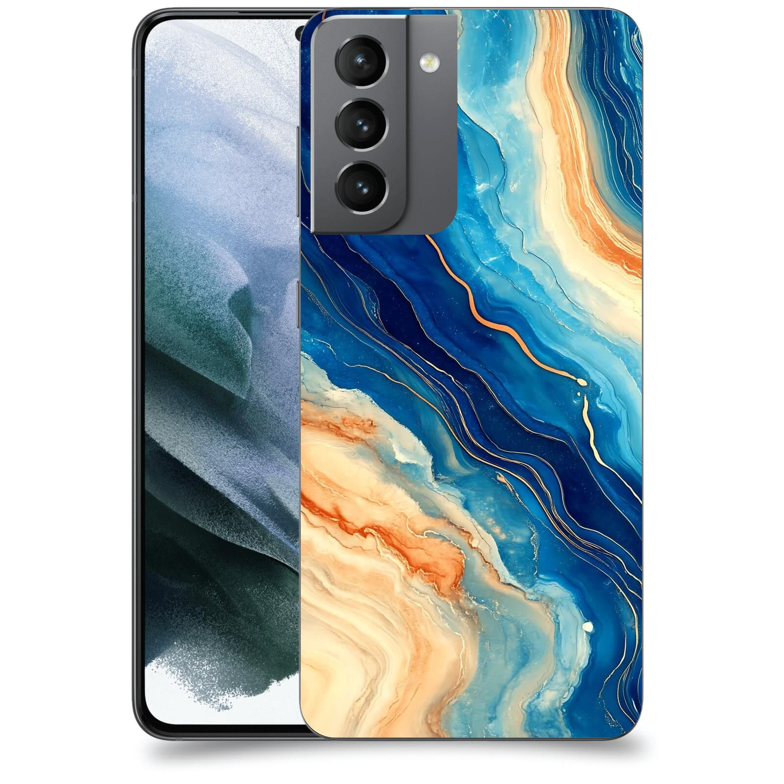 ACOVER Kryt na mobil Samsung Galaxy S21 G991B - Kosmos a Proudění