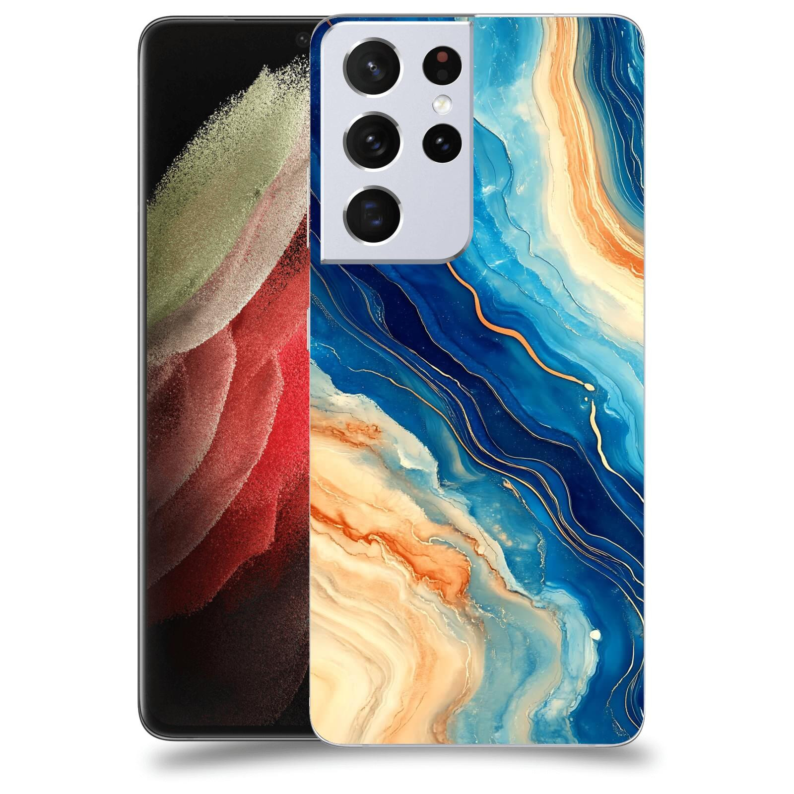 ACOVER Kryt na mobil Samsung Galaxy S21 Ultra 5G G998B - Kosmos a Proudění