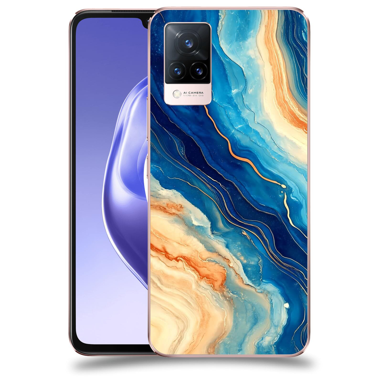 ACOVER Kryt na mobil Vivo V21 5G - Kosmos a Proudění