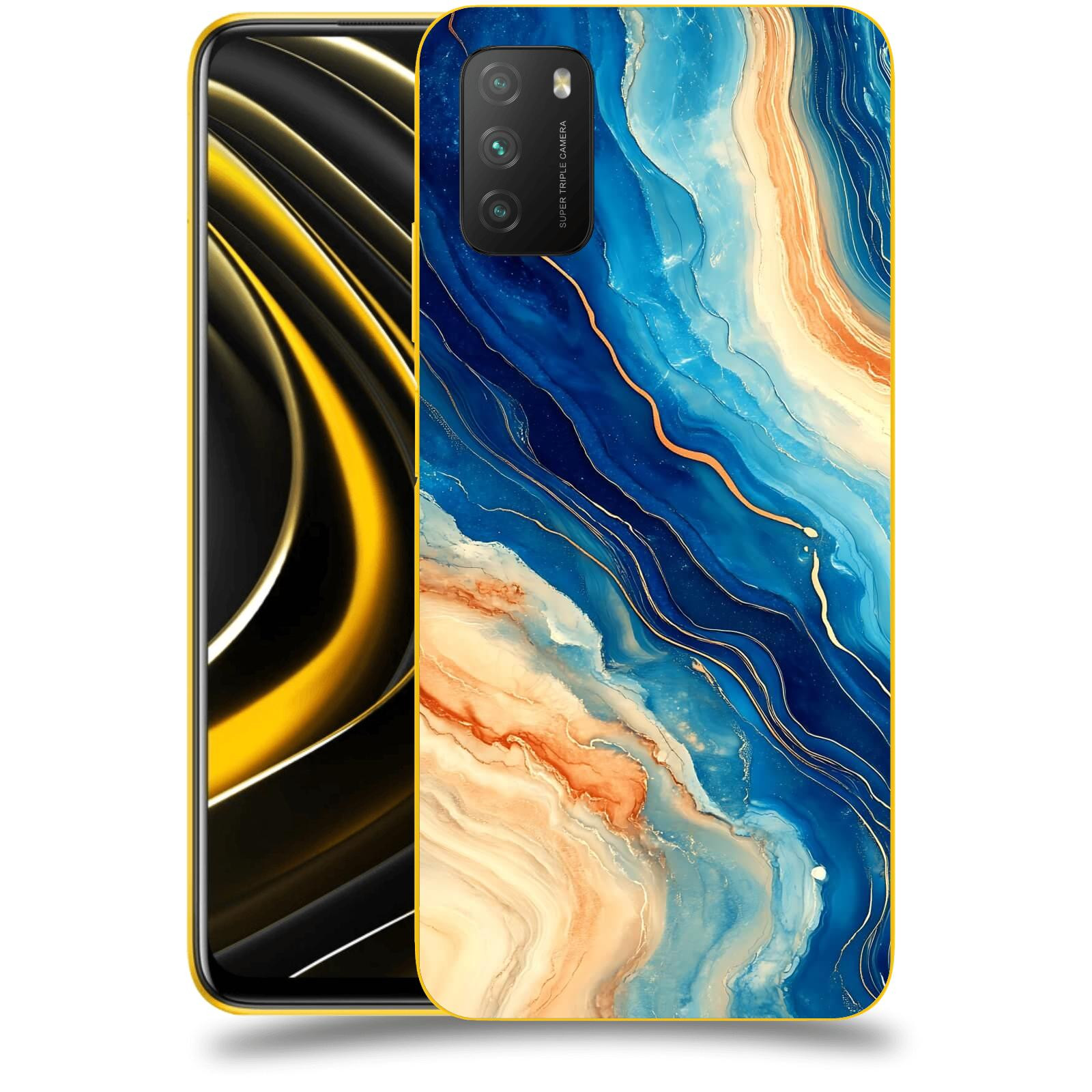ACOVER Kryt na mobil Xiaomi Poco M3 - Kosmos a Proudění