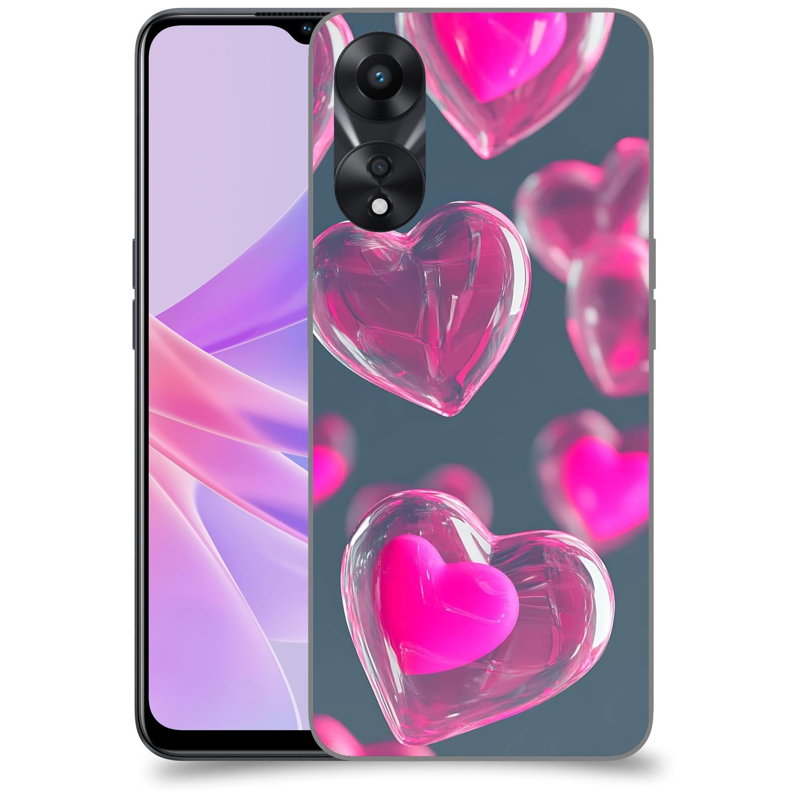 ACOVER Kryt na mobil OPPO A78 5G - Láska a Jemnost