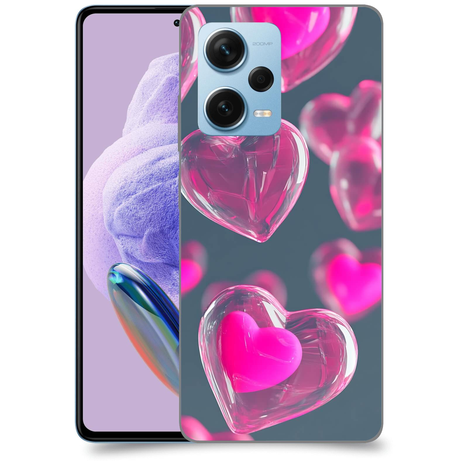 ACOVER Kryt na mobil Xiaomi Redmi Note 12 Pro+ 5G - Láska a Jemnost
