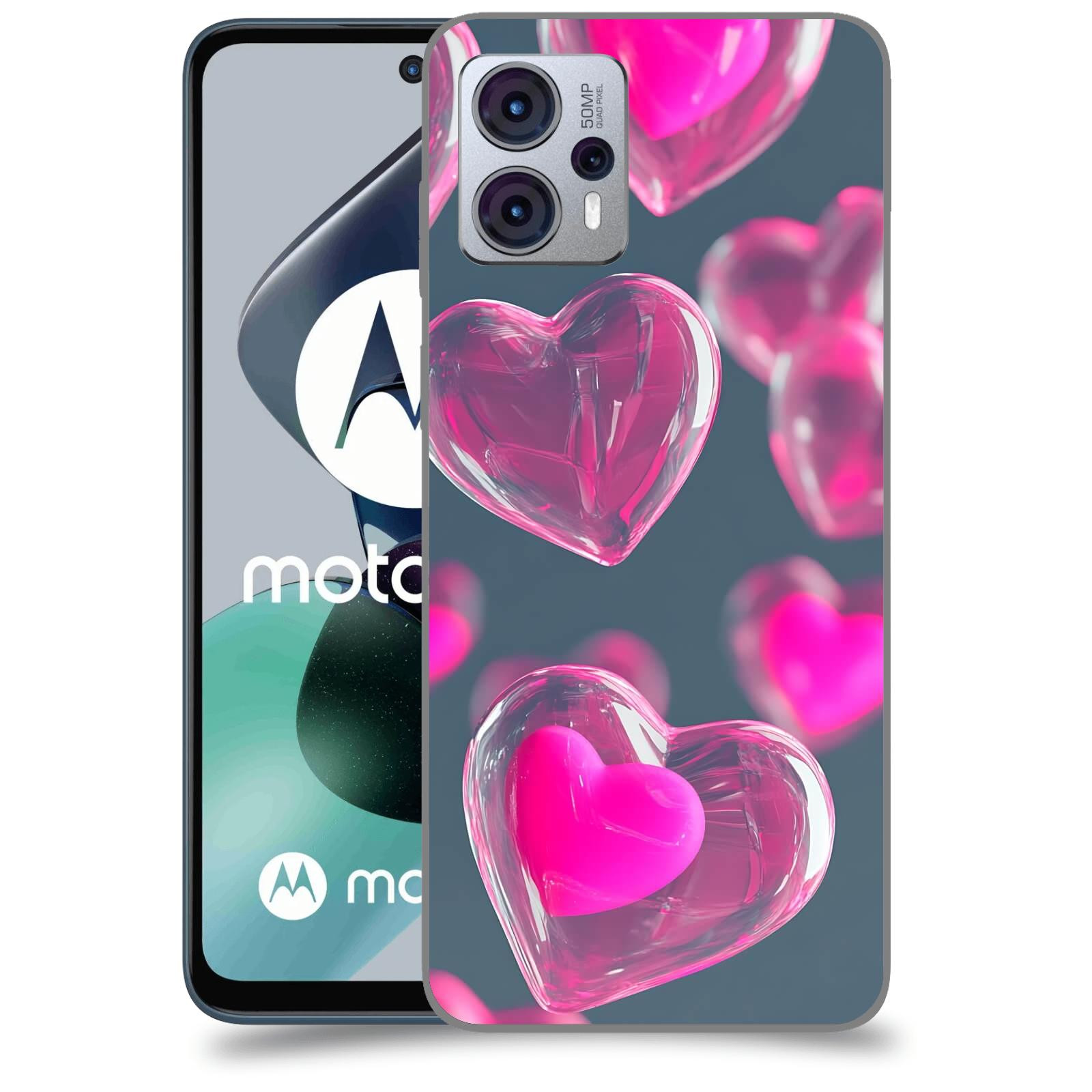 ACOVER Kryt na mobil Motorola Moto G23 - Láska a Jemnost