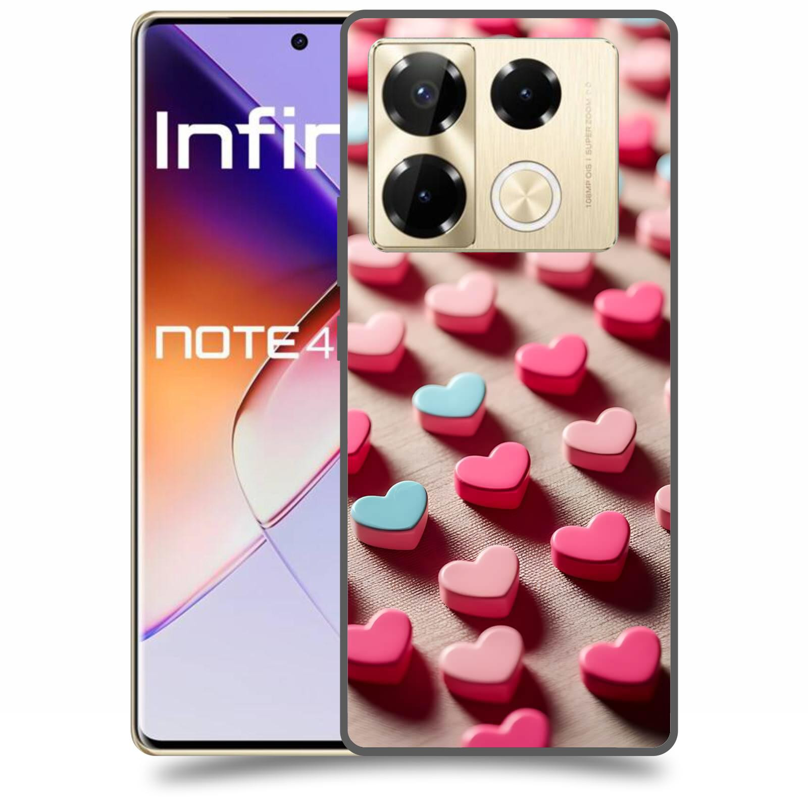 ACOVER Kryt na mobil Infinix Note 40 PRO - Láska a Nekonečnost