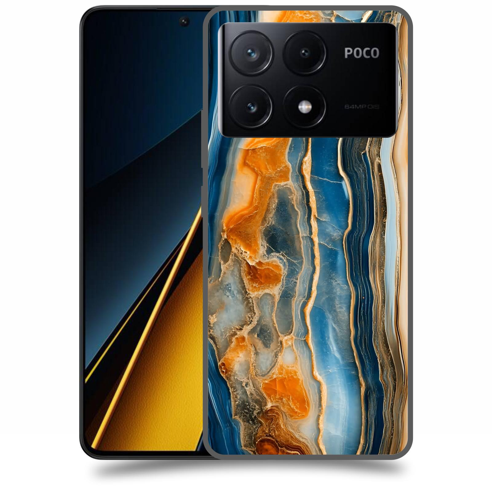 ACOVER Kryt na mobil Poco X6 Pro 5G - Minerál a Energie