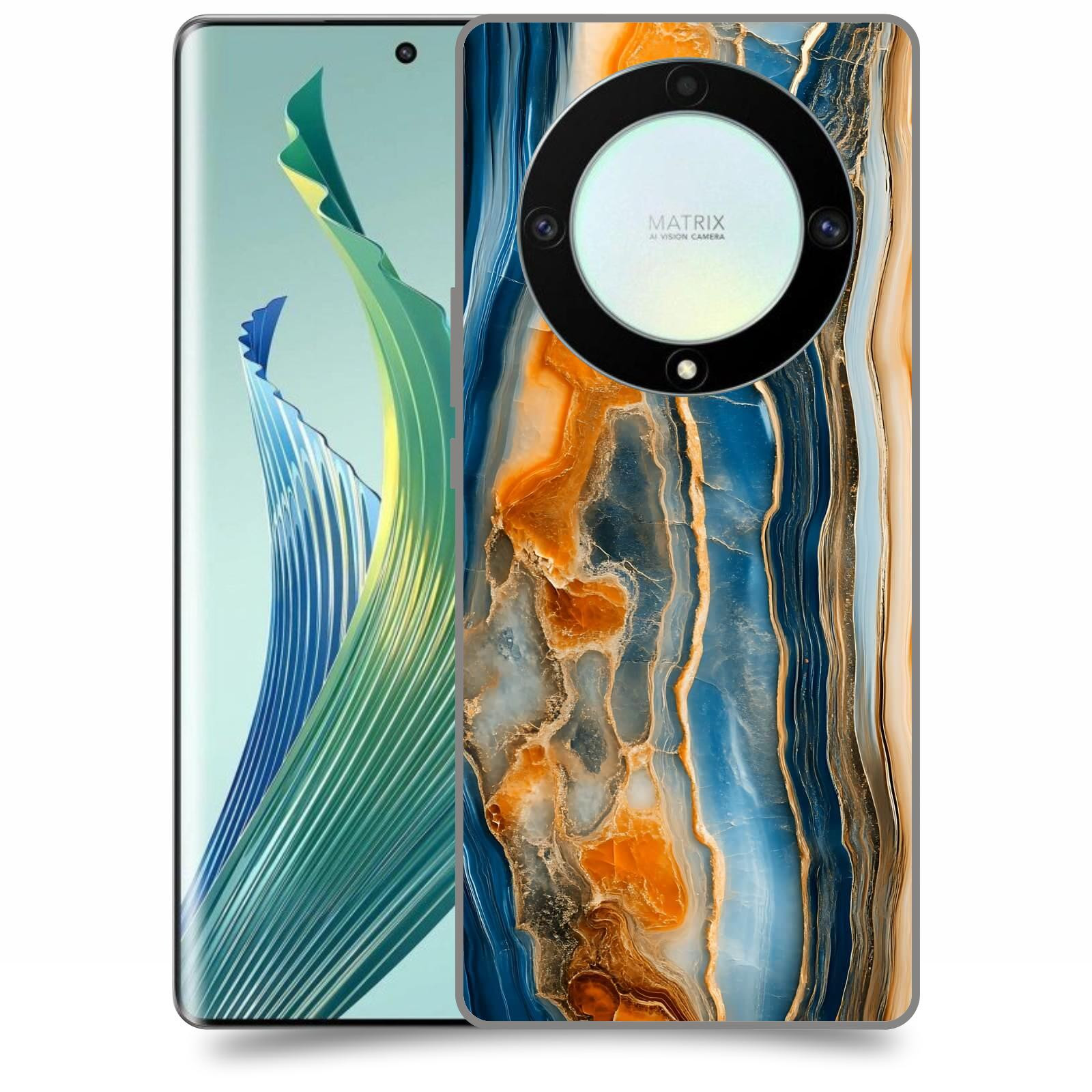 ACOVER Kryt na mobil Honor Magic 5 Lite 5G - Minerál a Energie