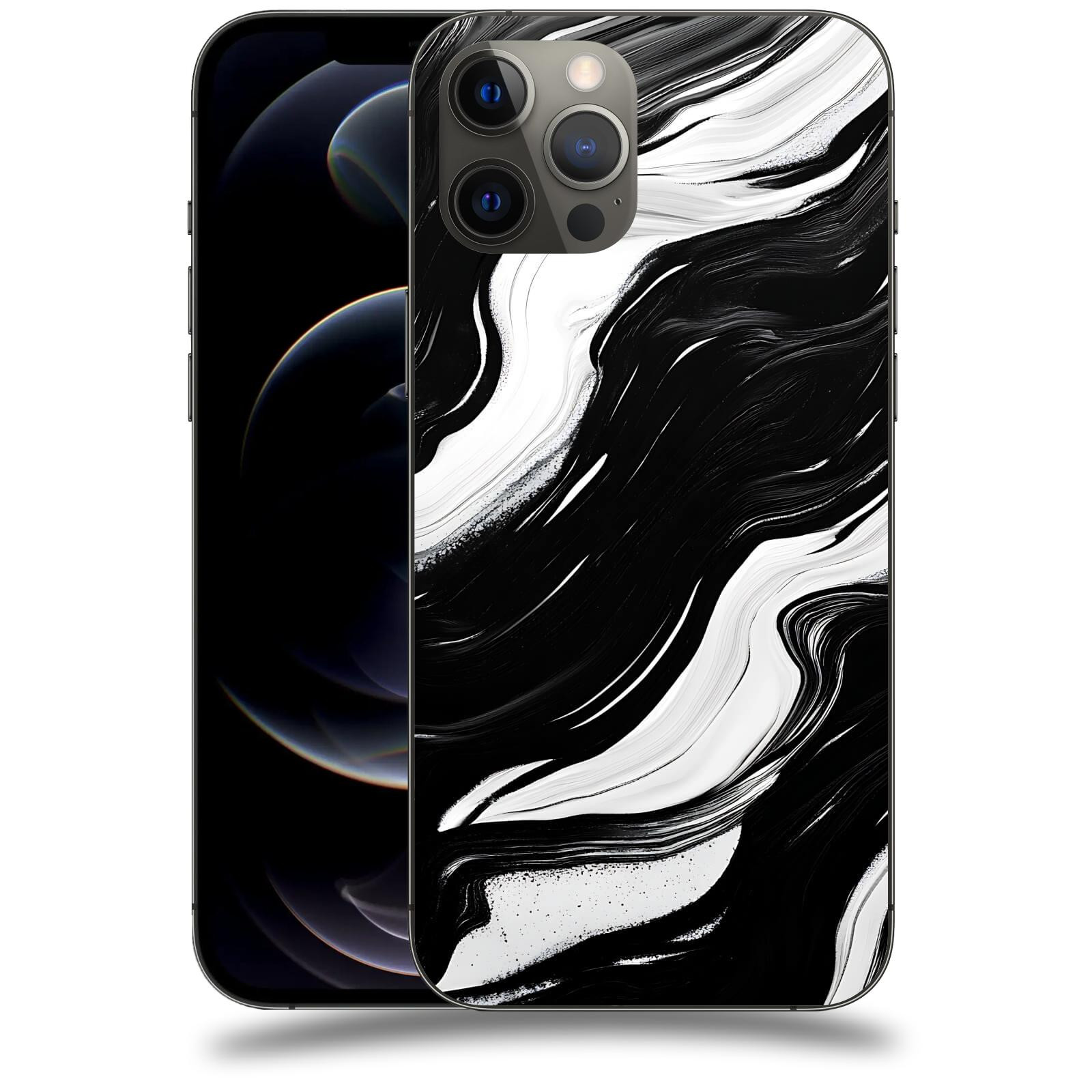 ACOVER Kryt na mobil Apple iPhone 12 Pro Max - Monochromie a Proudění