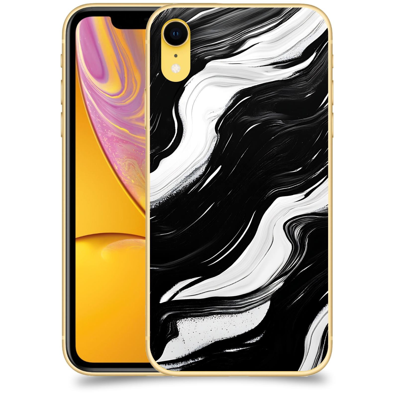 ACOVER Kryt na mobil Apple iPhone XR - Monochromie a Proudění