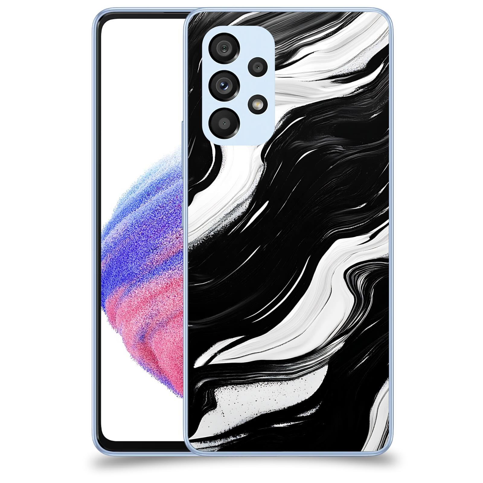 ACOVER Kryt na mobil Samsung Galaxy A32 5G A326B - Monochromie a Proudění