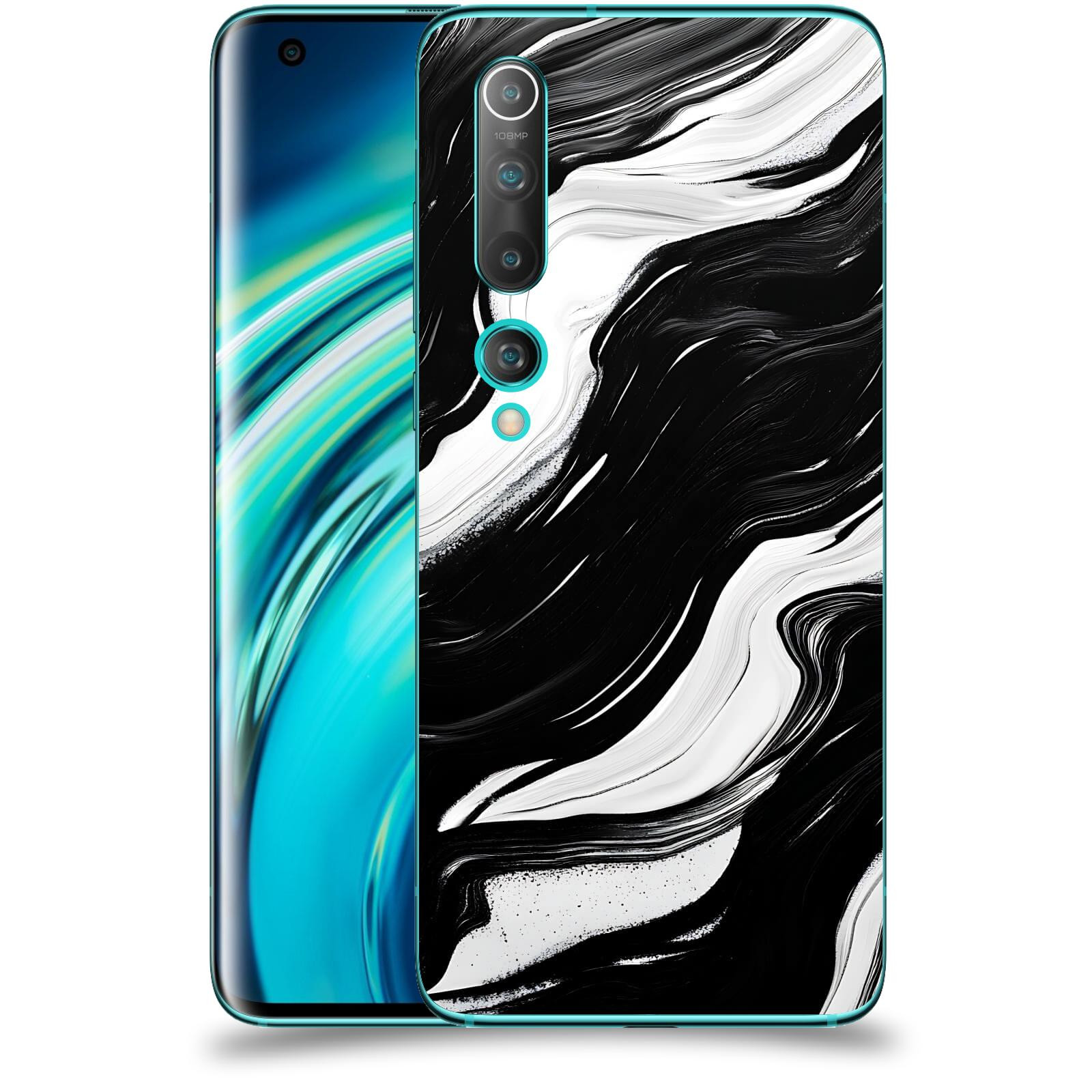 ACOVER Kryt na mobil Xiaomi Mi 10 - Monochromie a Proudění