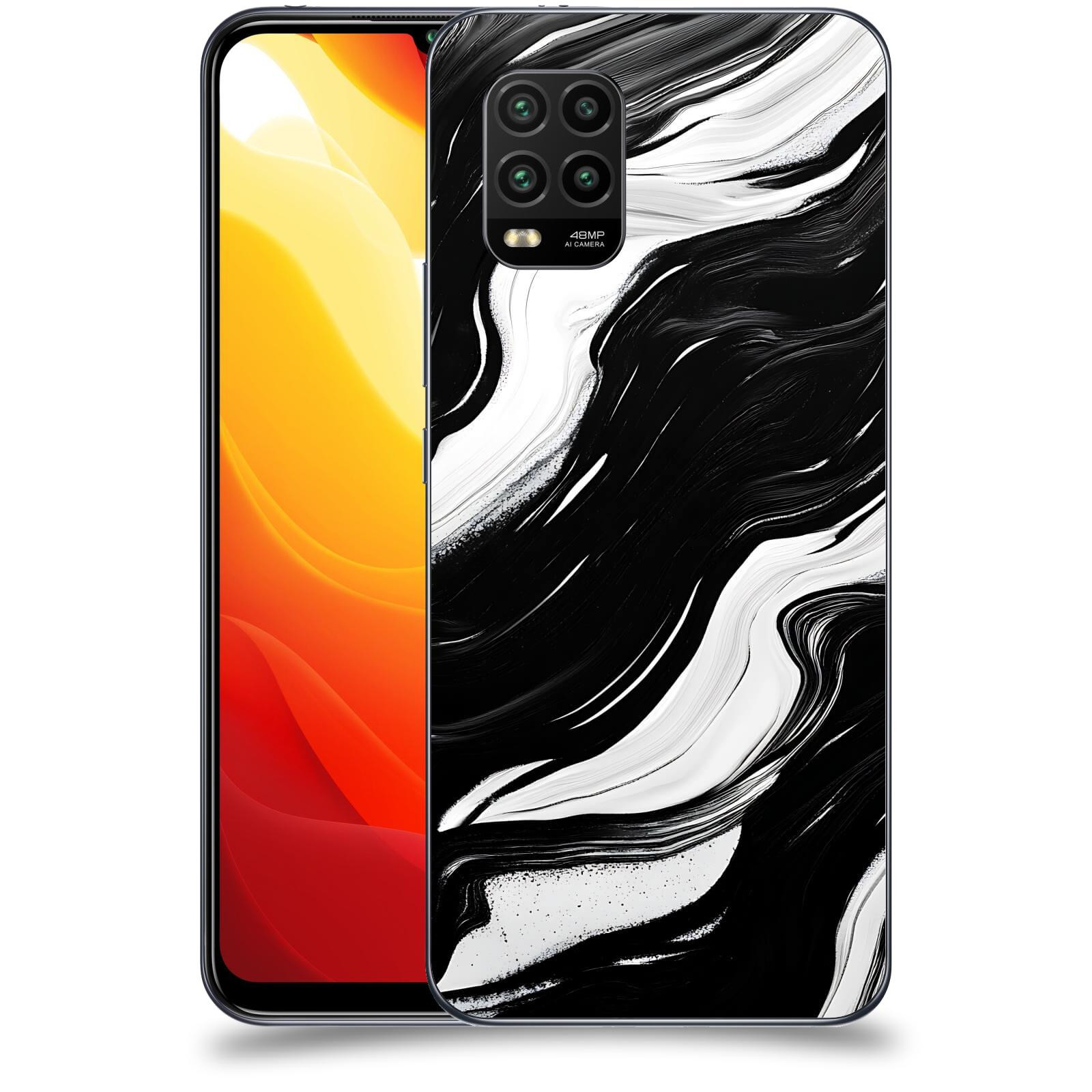 ACOVER Kryt na mobil Xiaomi Mi 10 Lite - Monochromie a Proudění