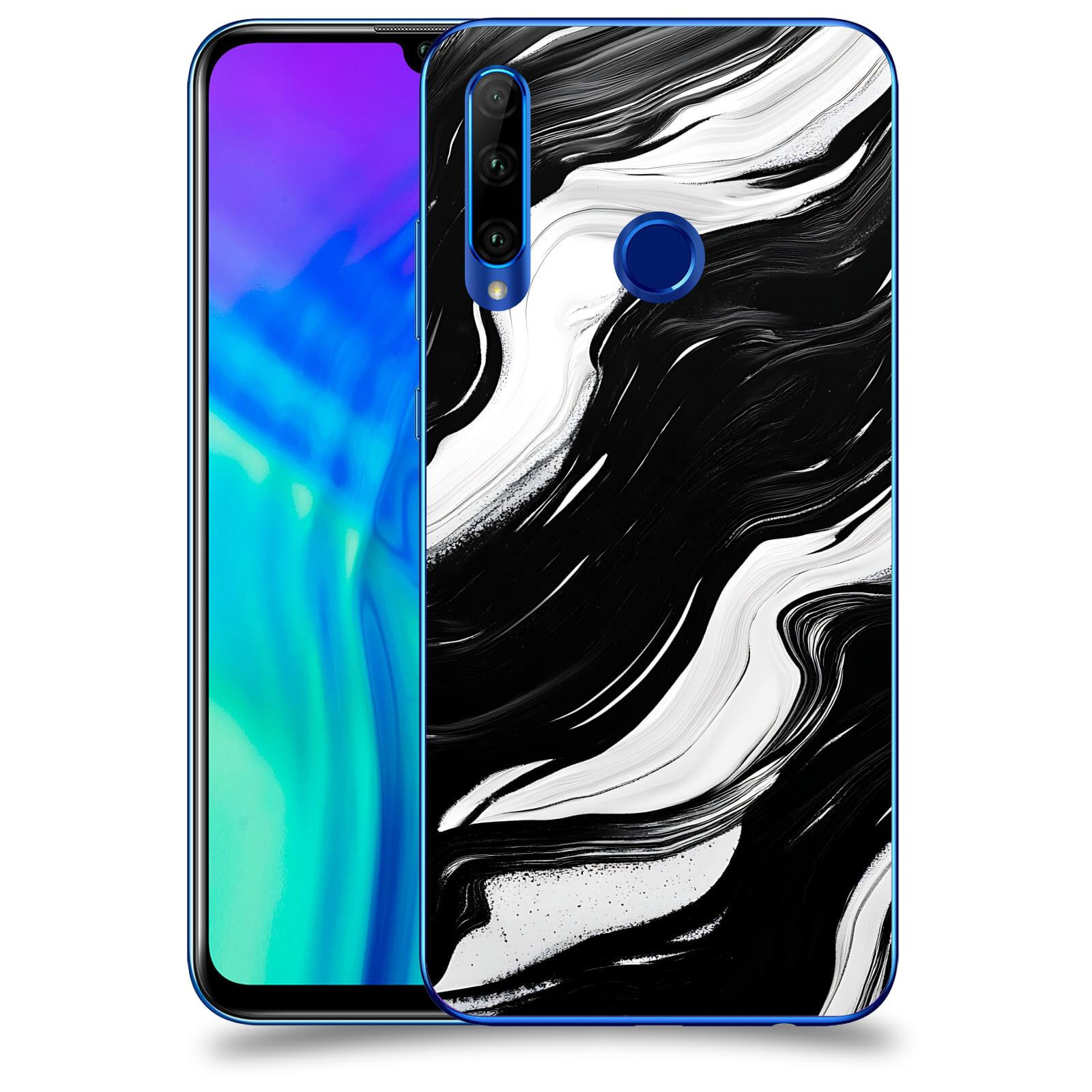 ACOVER Kryt na mobil Honor 20 Lite - Monochromie a Proudění
