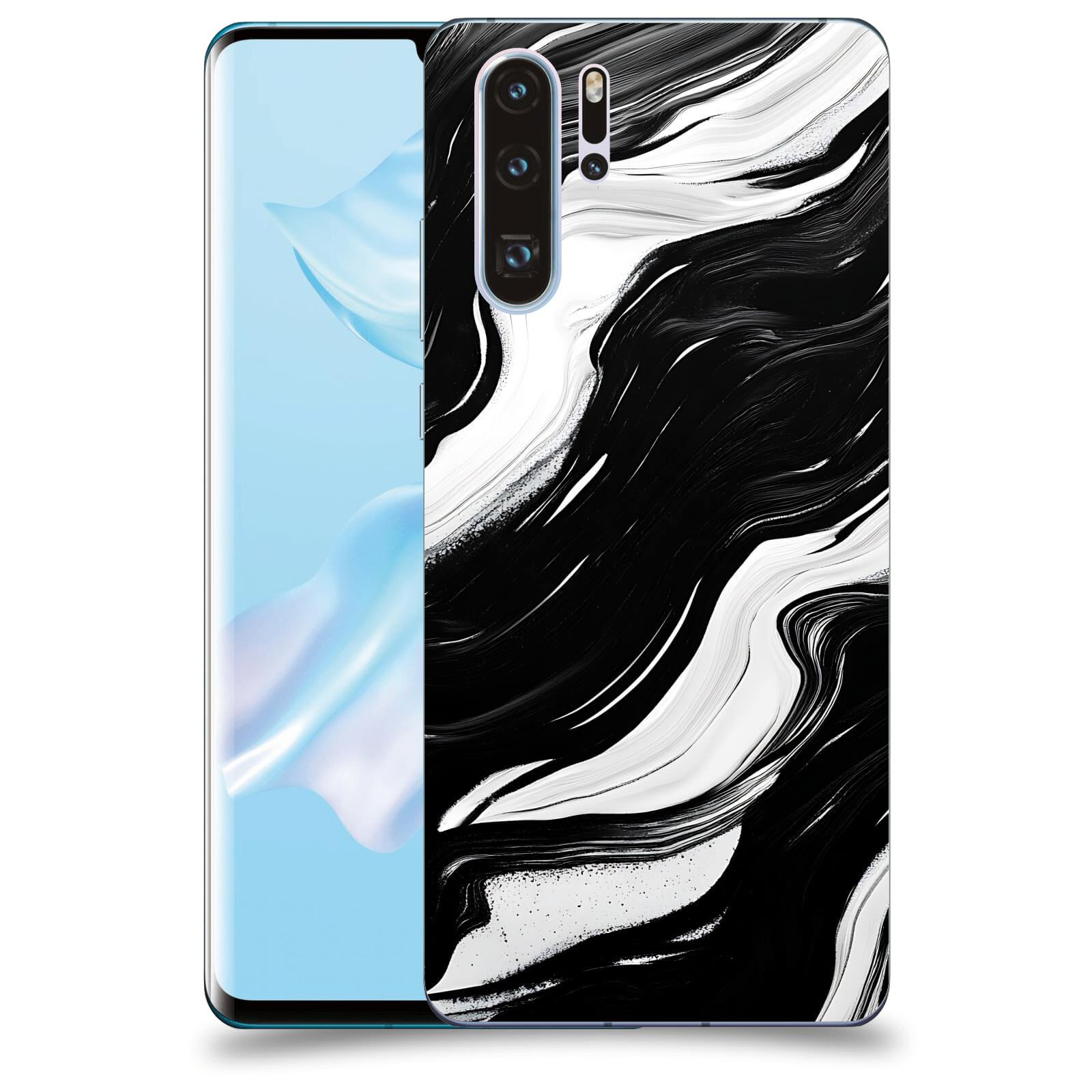 ACOVER Kryt na mobil Huawei P30 - Monochromie a Proudění
