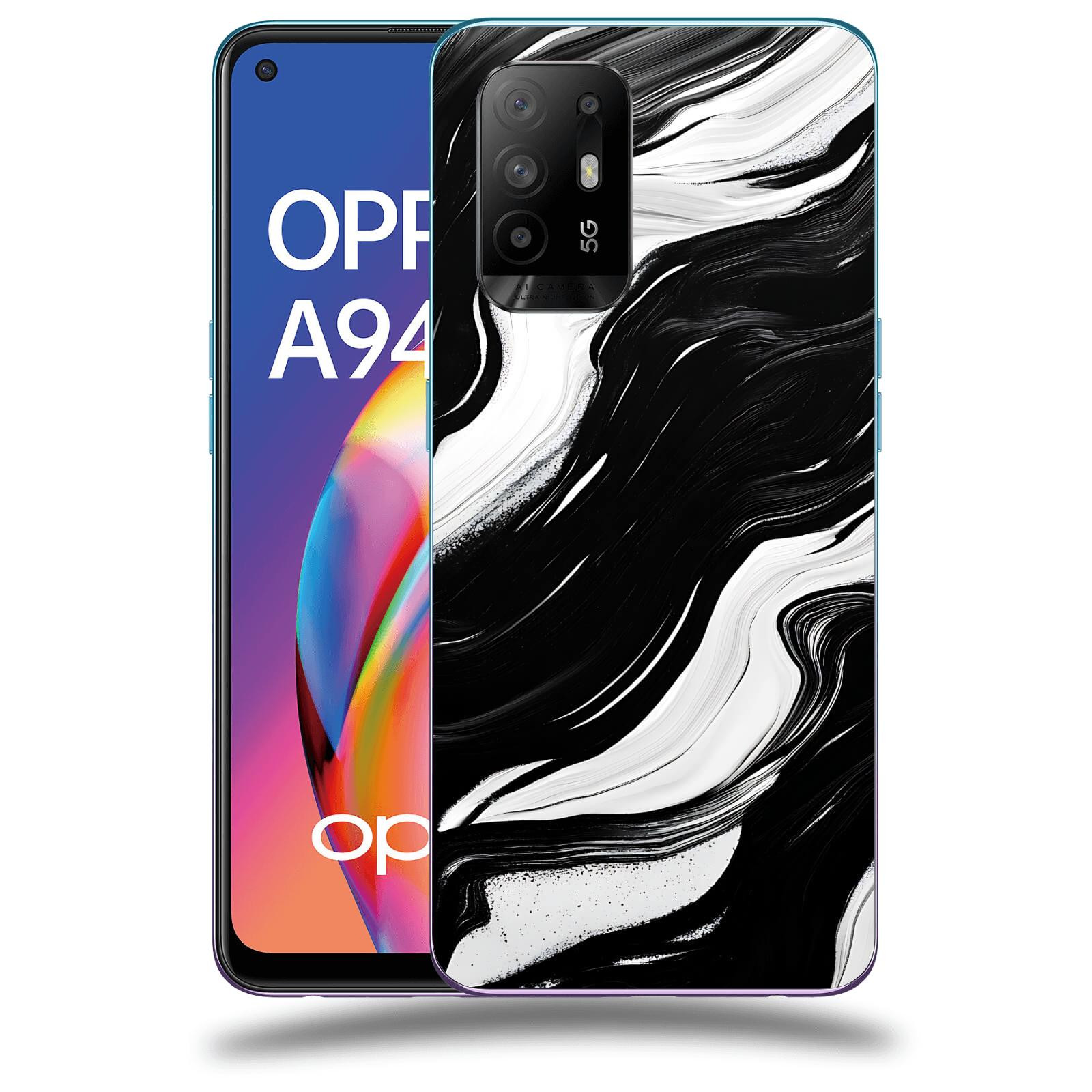 ACOVER Kryt na mobil OPPO A94 5G - Monochromie a Proudění