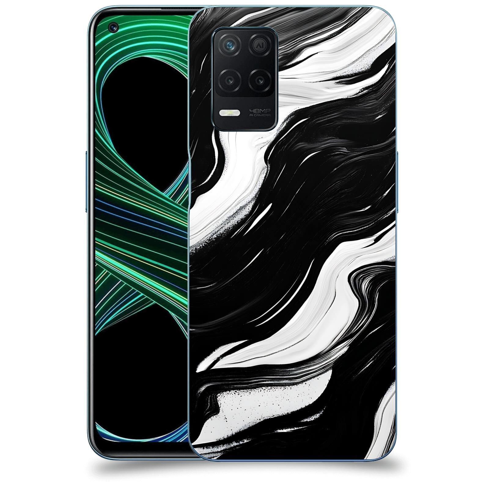 ACOVER Kryt na mobil Realme 8 5G - Monochromie a Proudění