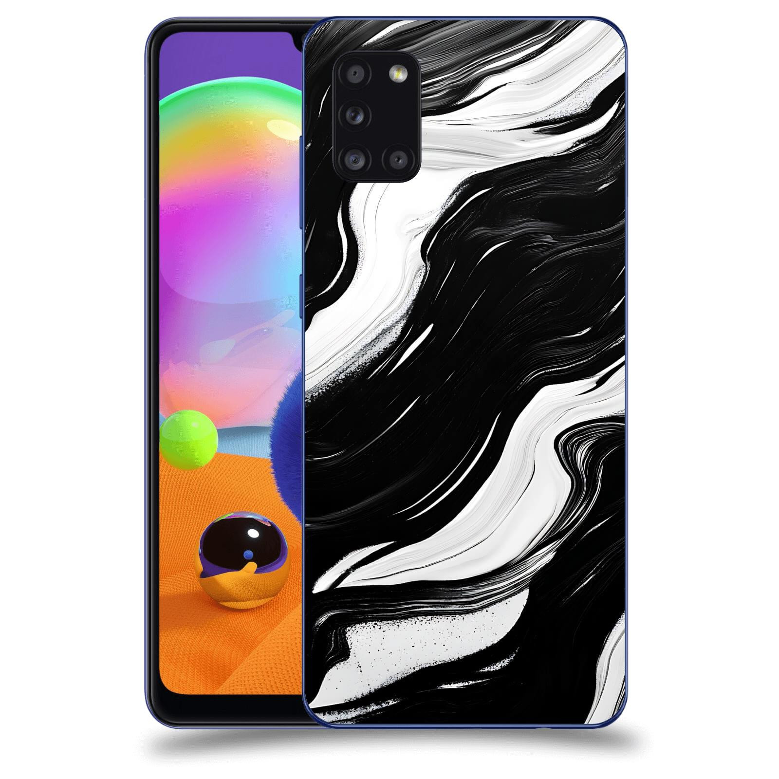 ACOVER Kryt na mobil Samsung Galaxy A31 A315F - Monochromie a Proudění