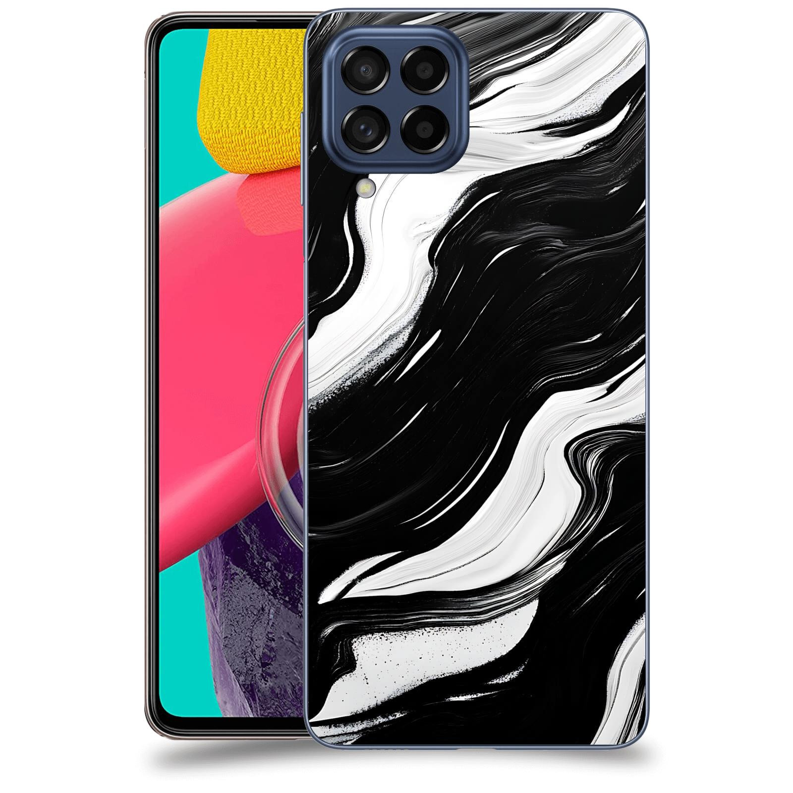 ACOVER Kryt na mobil Samsung Galaxy M53 5G - Monochromie a Proudění