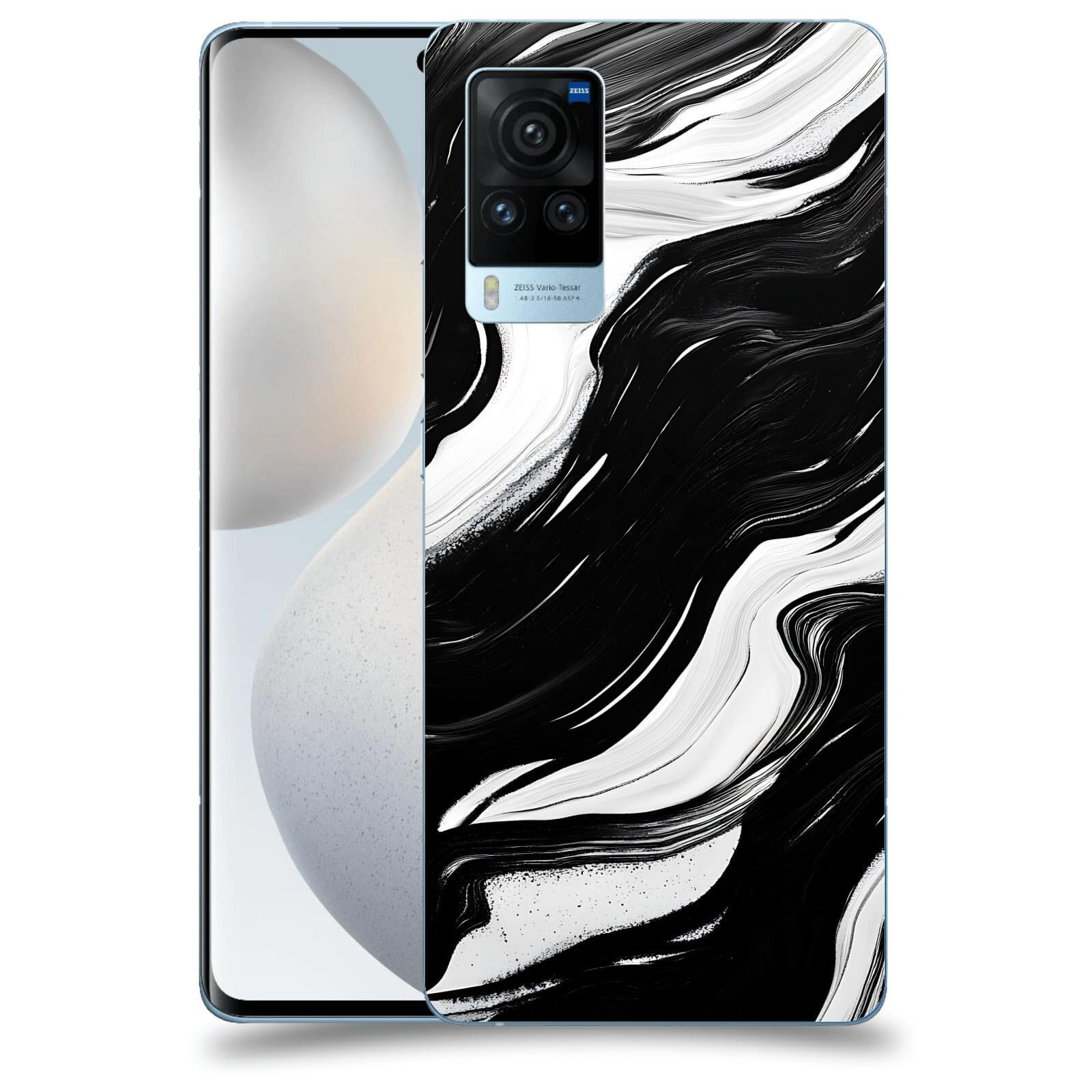 ACOVER Kryt na mobil Vivo X60 Pro 5G - Monochromie a Proudění