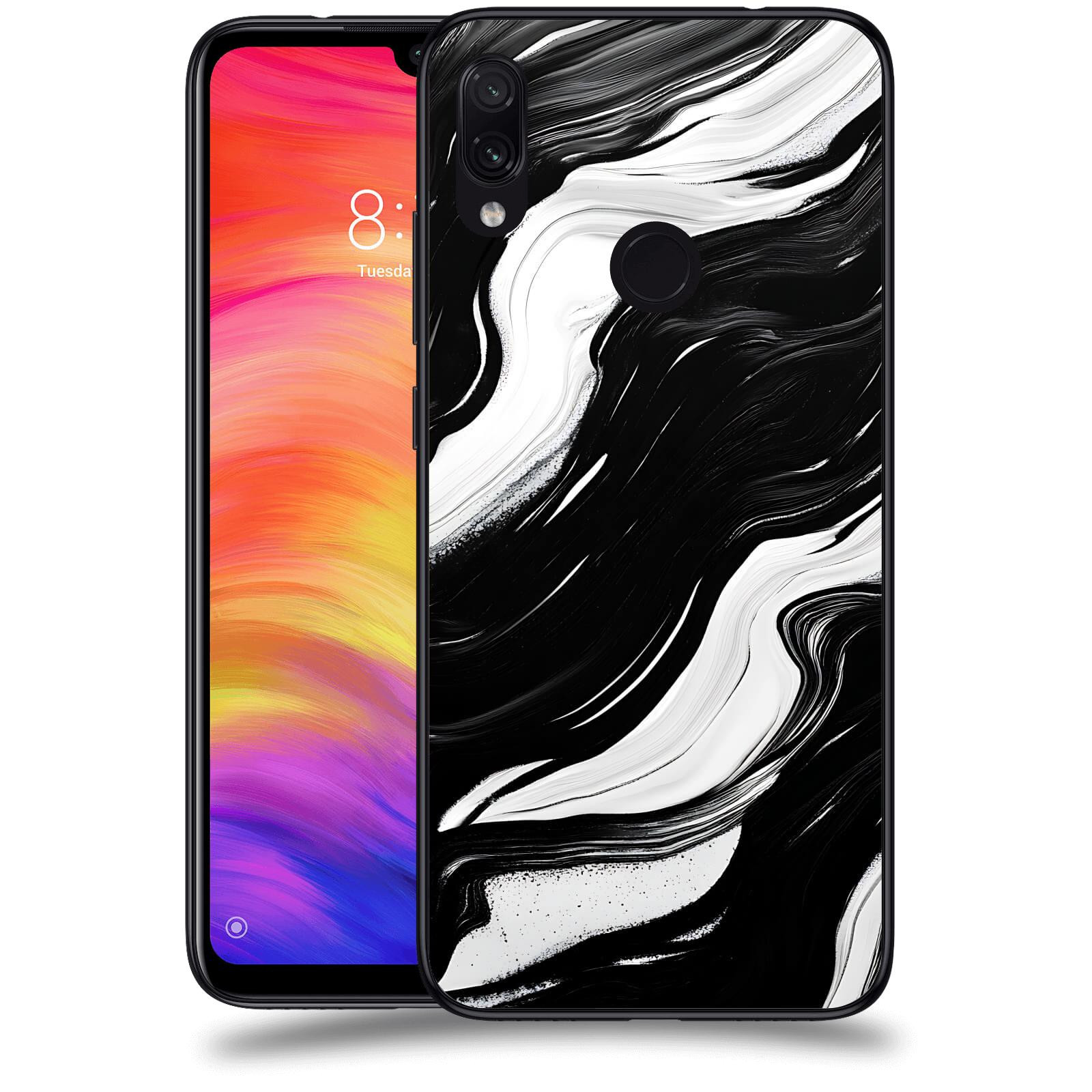 ACOVER Kryt na mobil Xiaomi Redmi Note 7 - Monochromie a Proudění