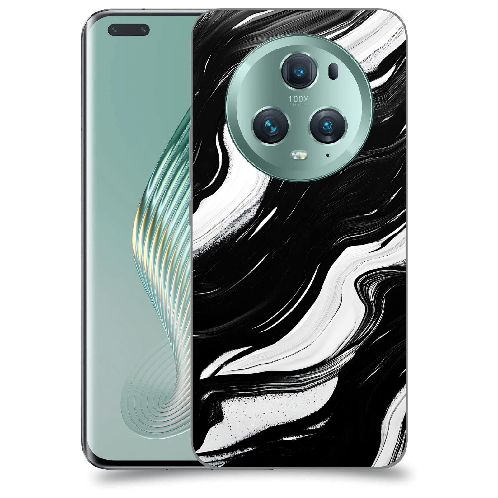 ACOVER Kryt na mobil Honor Magic5 Pro - Monochromie a Proudění