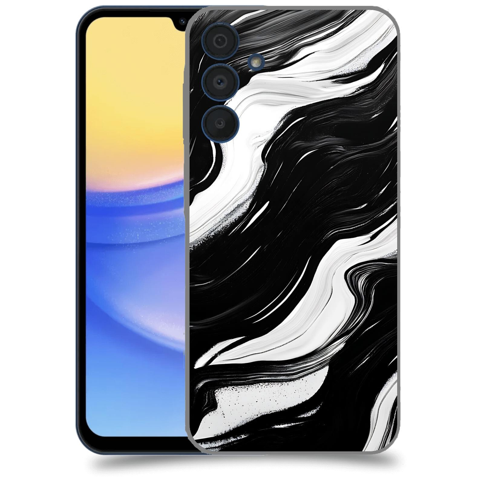 ACOVER Kryt na mobil Samsung Galaxy A15 5G - Monochromie a Proudění