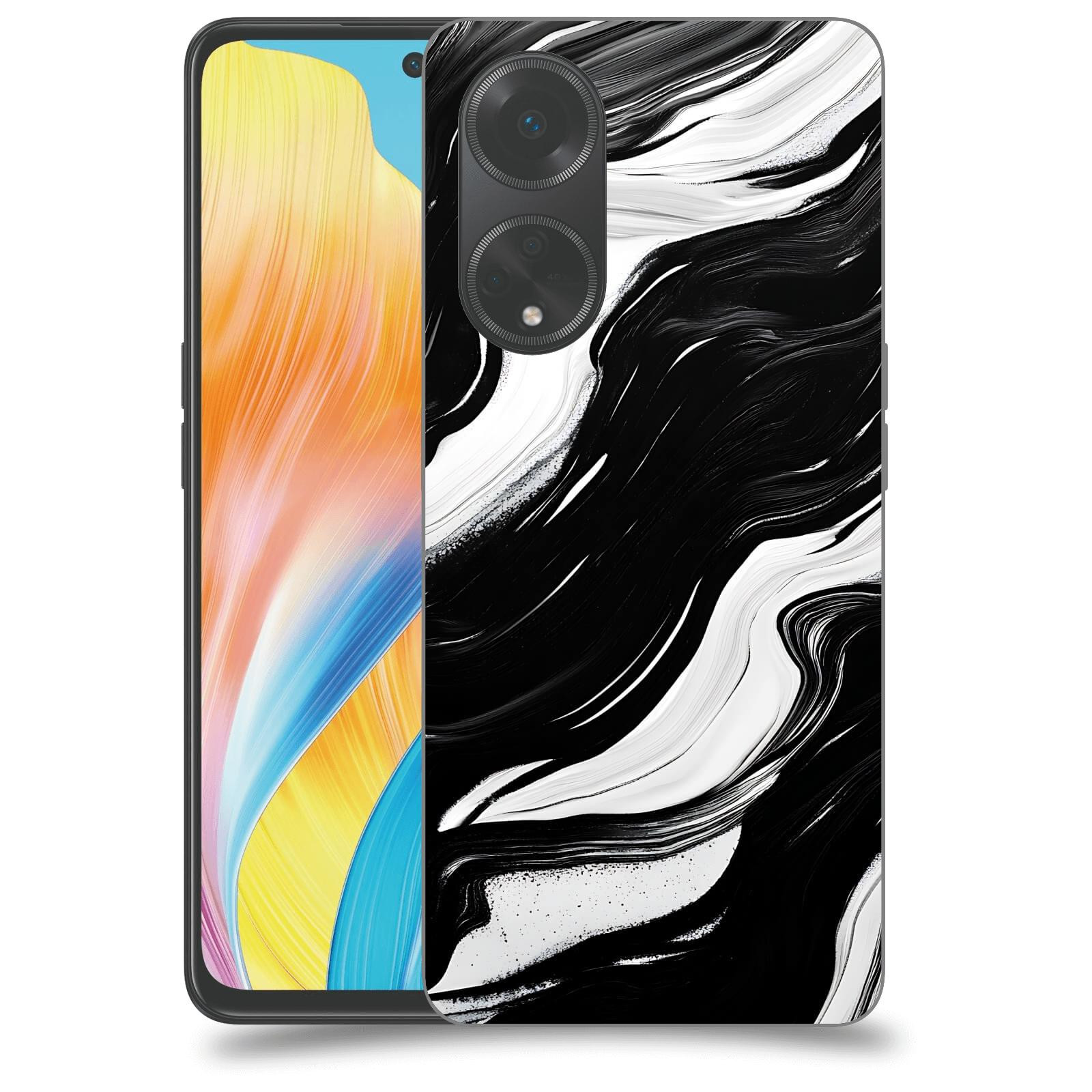 ACOVER Kryt na mobil OPPO A98 5G - Monochromie a Proudění