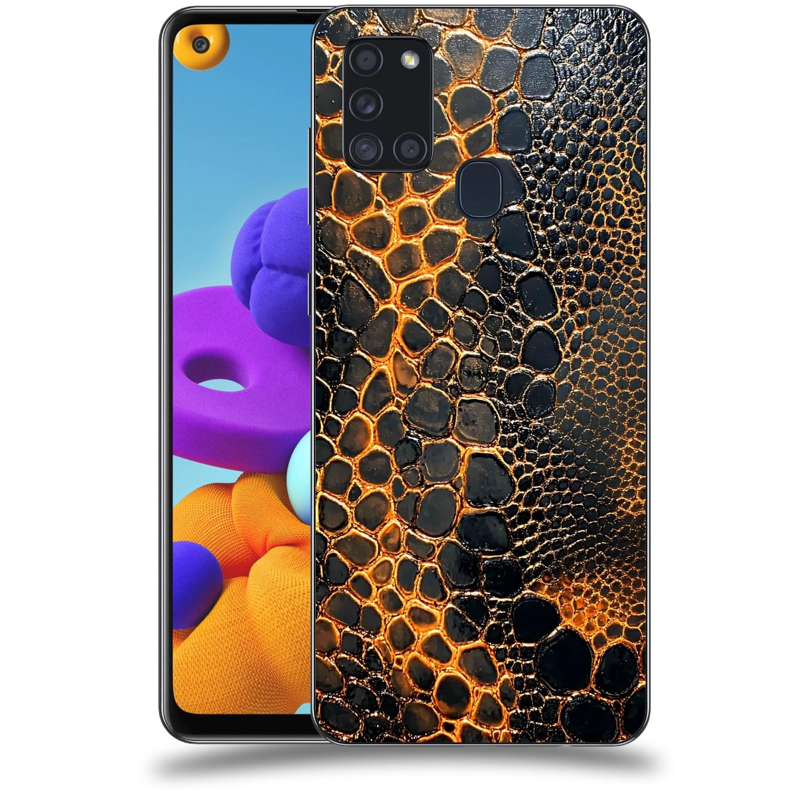 ACOVER Kryt na mobil Samsung Galaxy A21s - Síť a Energie