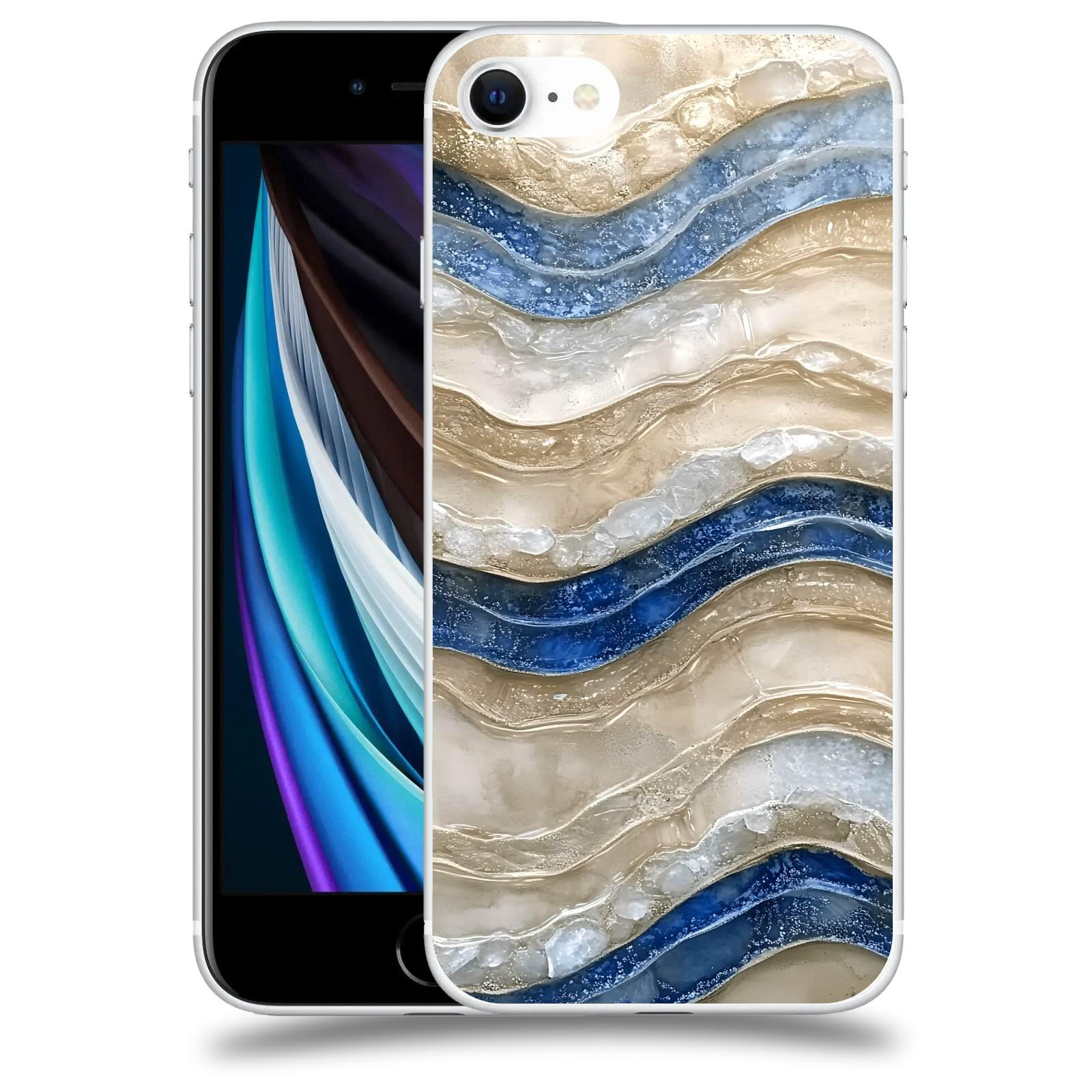 ACOVER Kryt na mobil Apple iPhone SE 2020 - Struktura a Harmonie