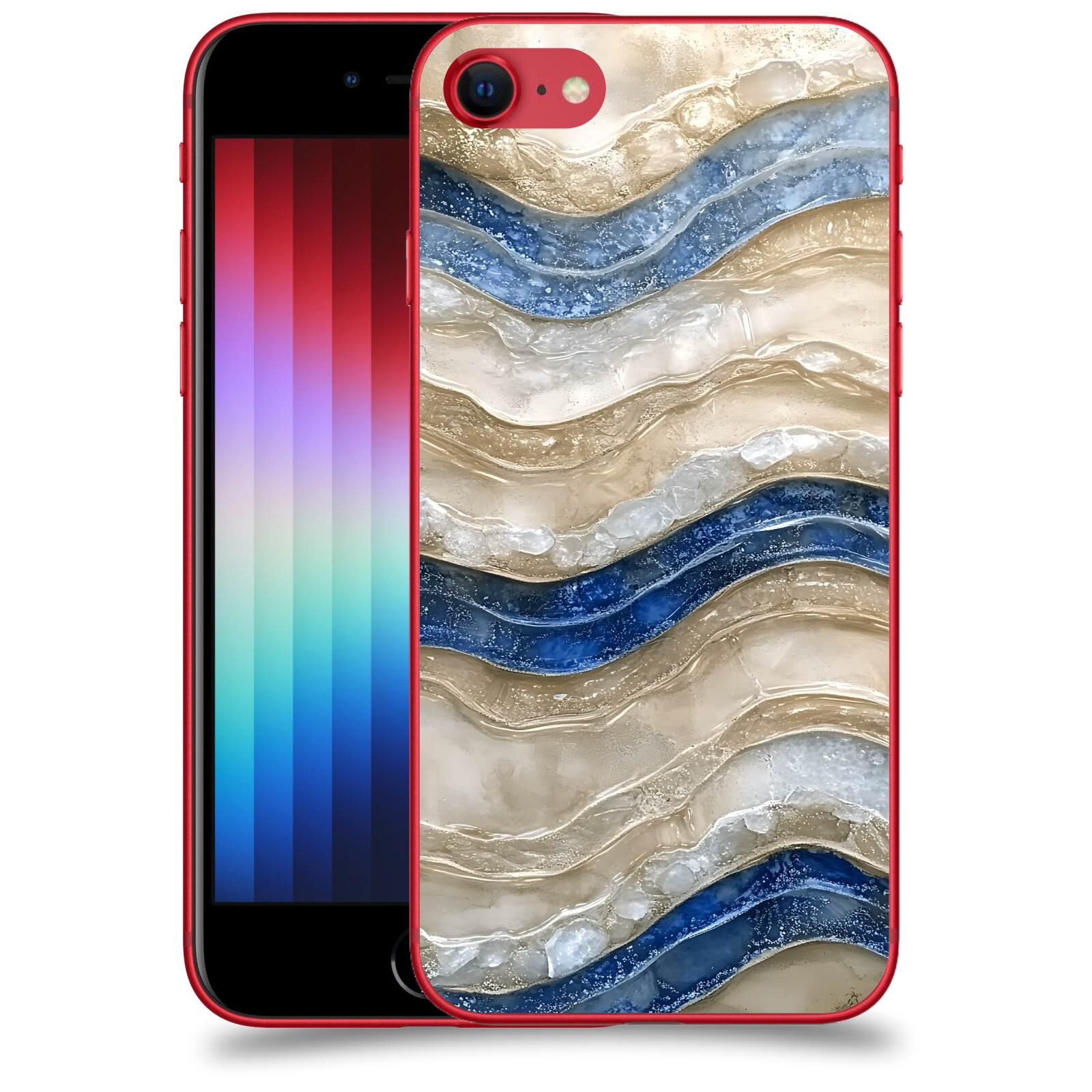 ACOVER Kryt na mobil Apple iPhone SE 2022 - Struktura a Harmonie